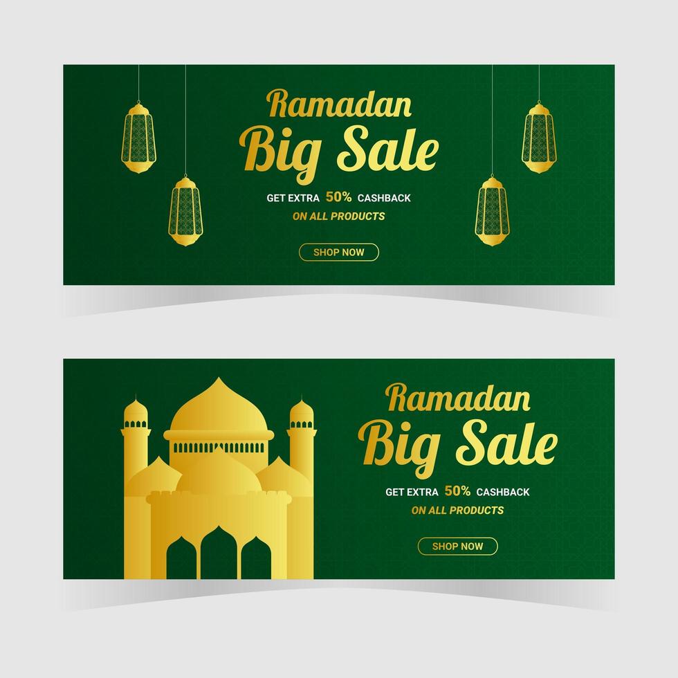 Grun Und Gold Ramadan Grossen Verkauf Banner Set Download Kostenlos Vector Clipart Graphics Vektorgrafiken Und Design Vorlagen