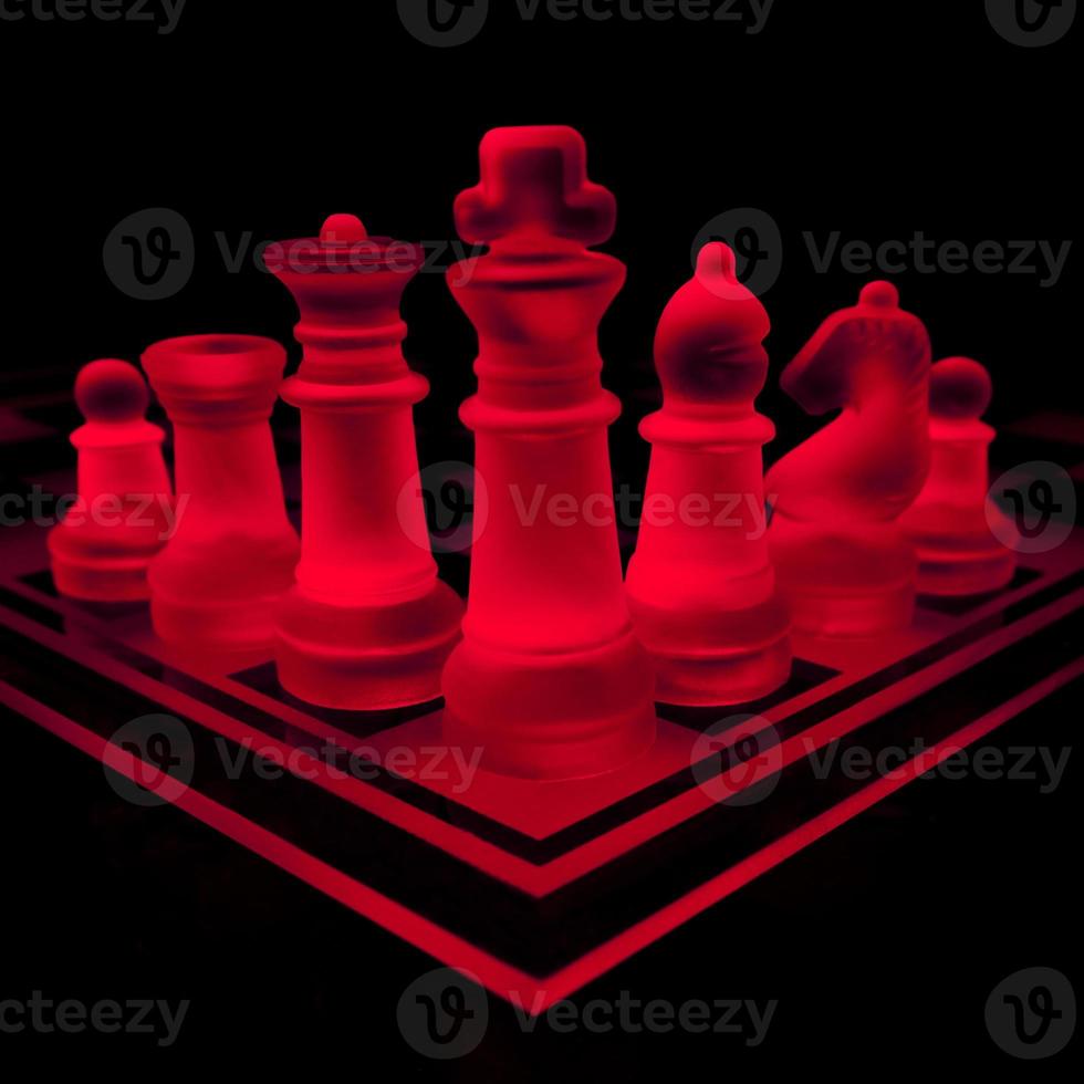 Glass Chess Set photo