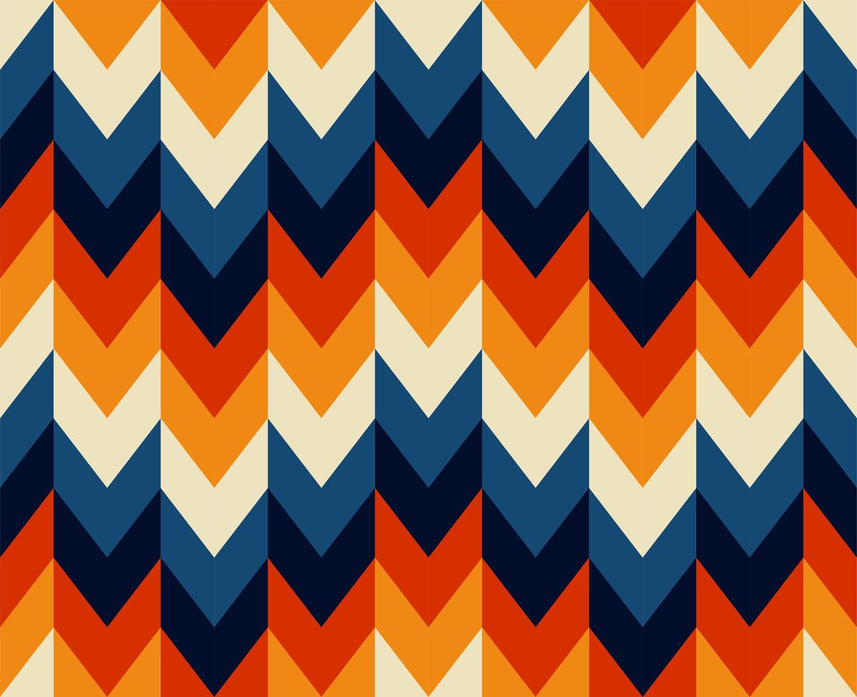 Seamless Chevron Style Retro 70s Pattern 936622 Vector Art At Vecteezy