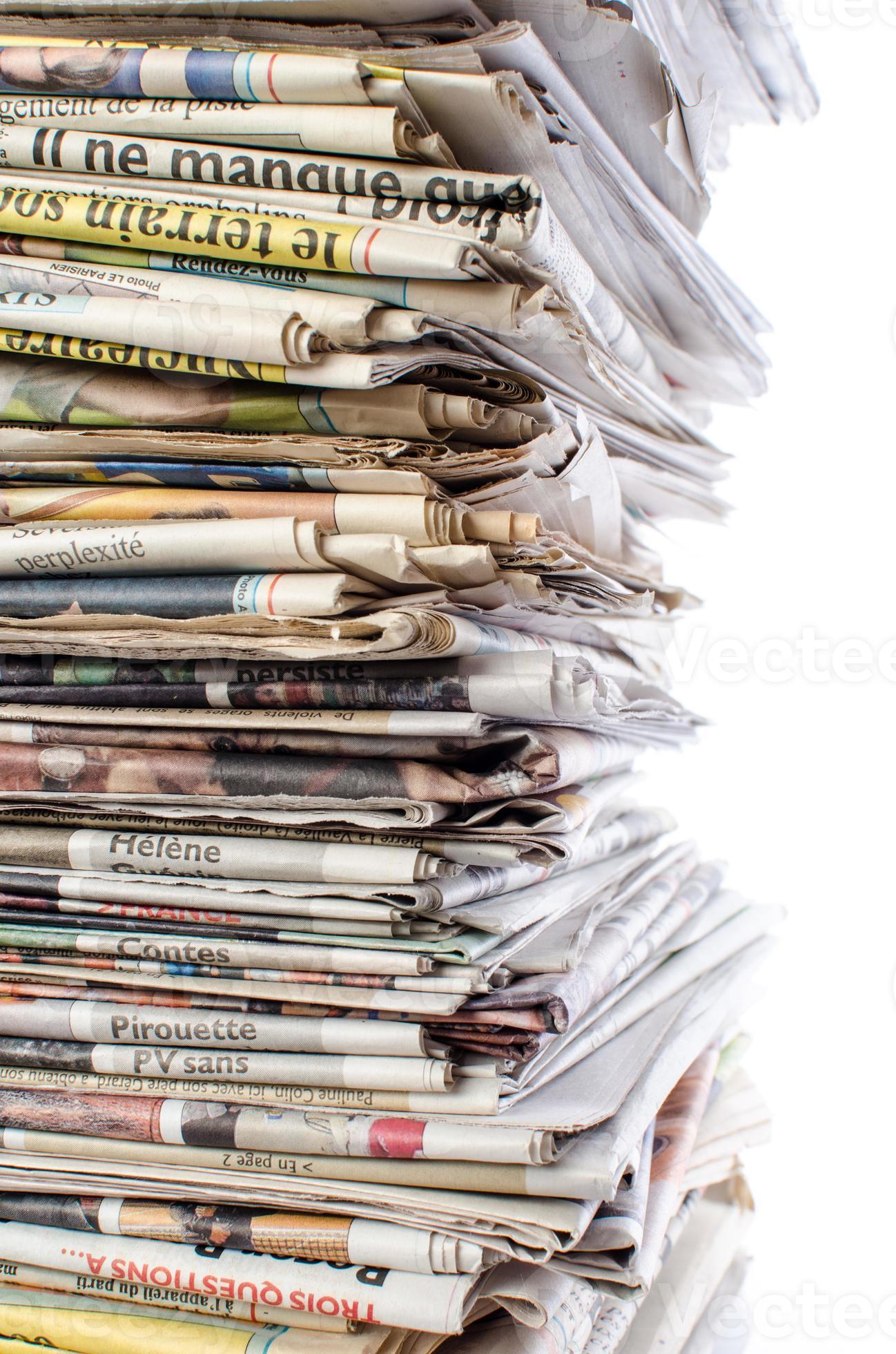 Stack of newspapers 936755 Stock Photo at Vecteezy