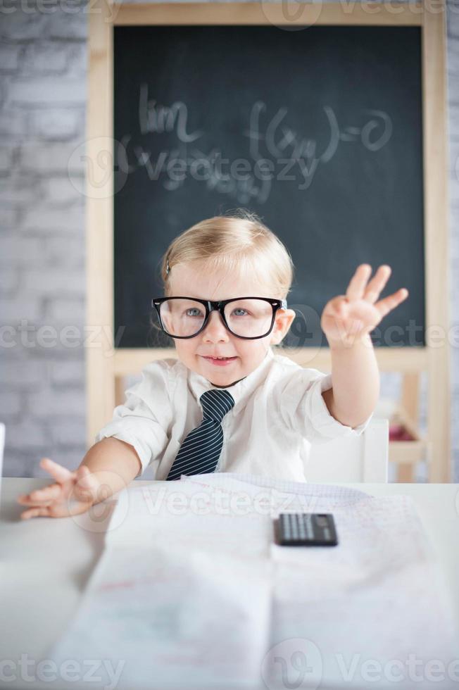 Clever child 937067 Stock Photo at Vecteezy