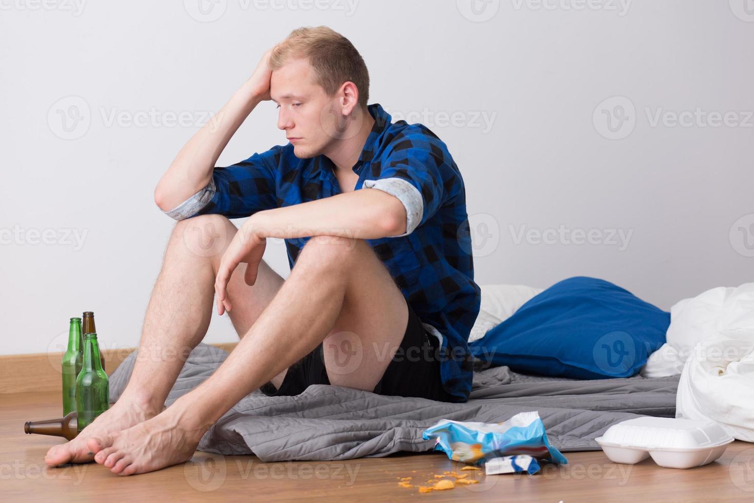 Feeling bad after drinking 937482 Stock Photo at Vecteezy