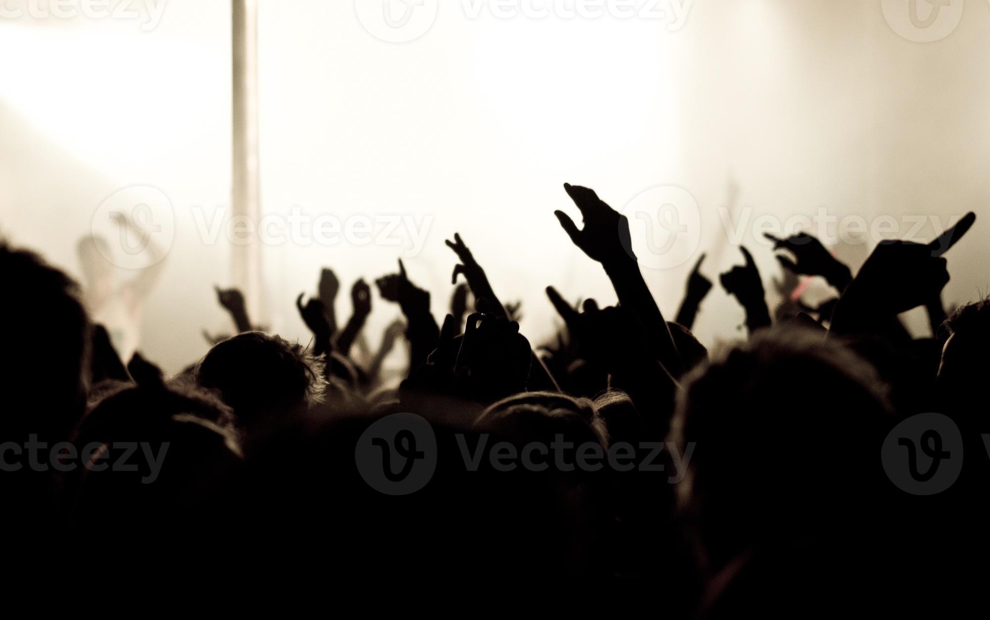 Concert crowd Hands in the air 937838 Stock Photo at Vecteezy
