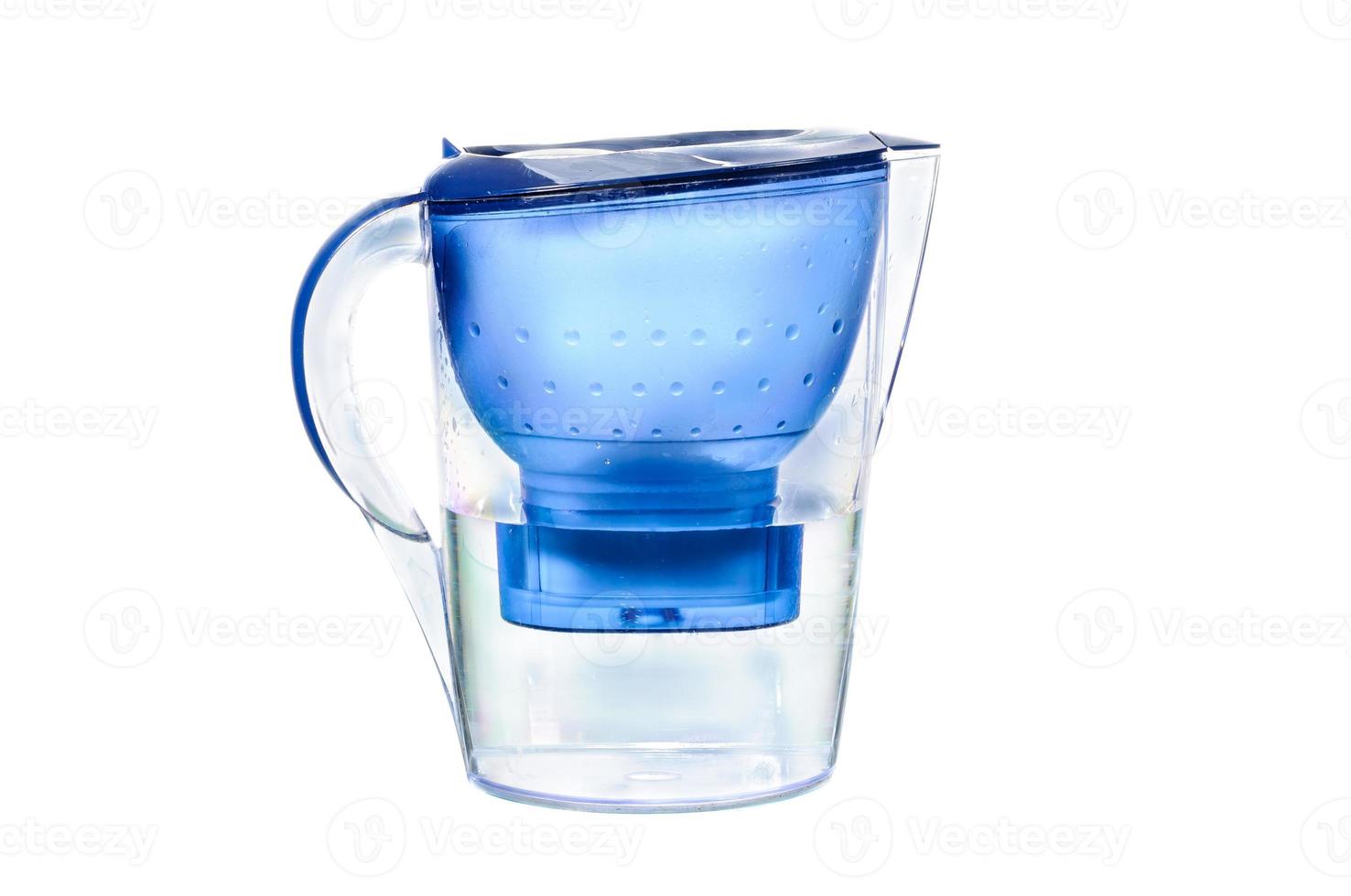 Fresh filtered water for drink photo