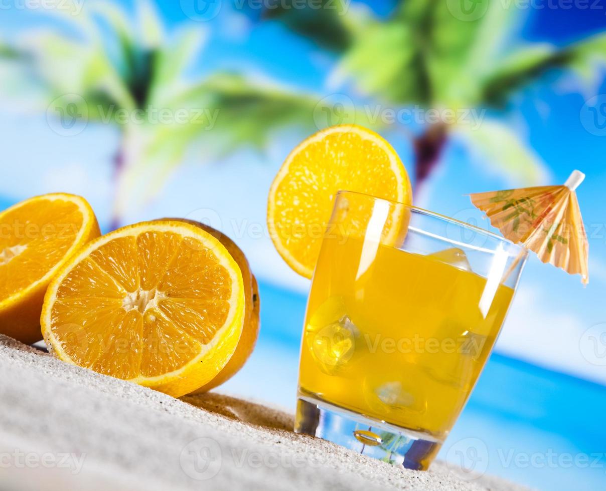 bebida de cóctel de naranja foto