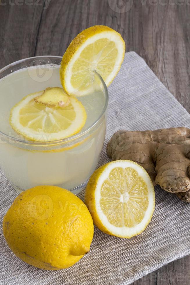 Lemon and Ginger Detox Drink photo