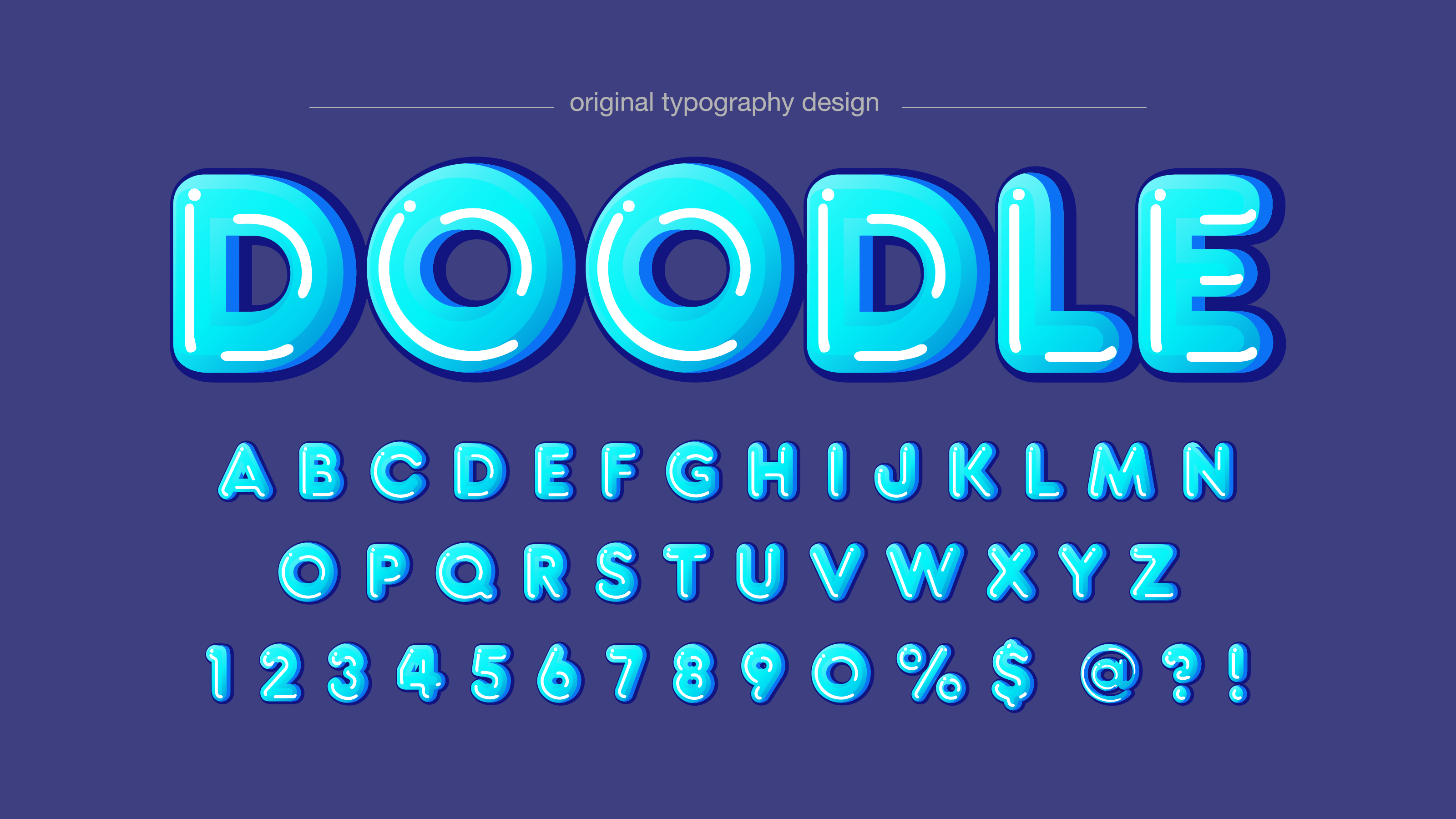 bubble letters font for frre