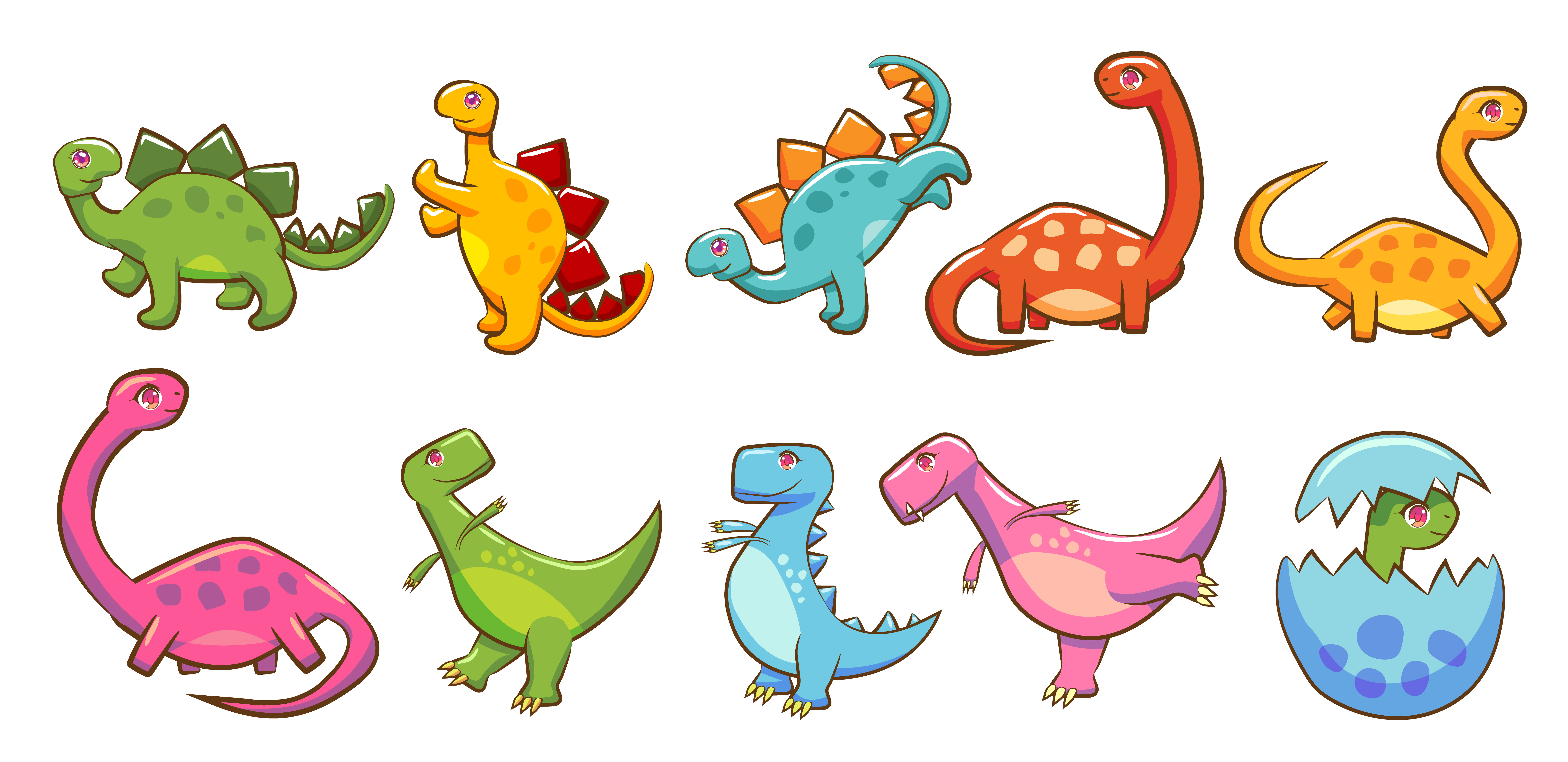 Dinosaur Vector Art, Icons, and Graphics for Free Download