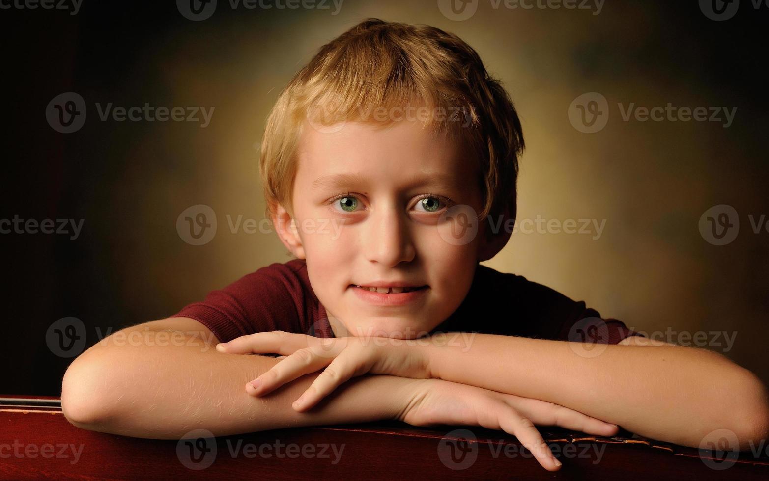 Portrait of a cheerful 10 year old boy 945240 Stock Photo at Vecteezy