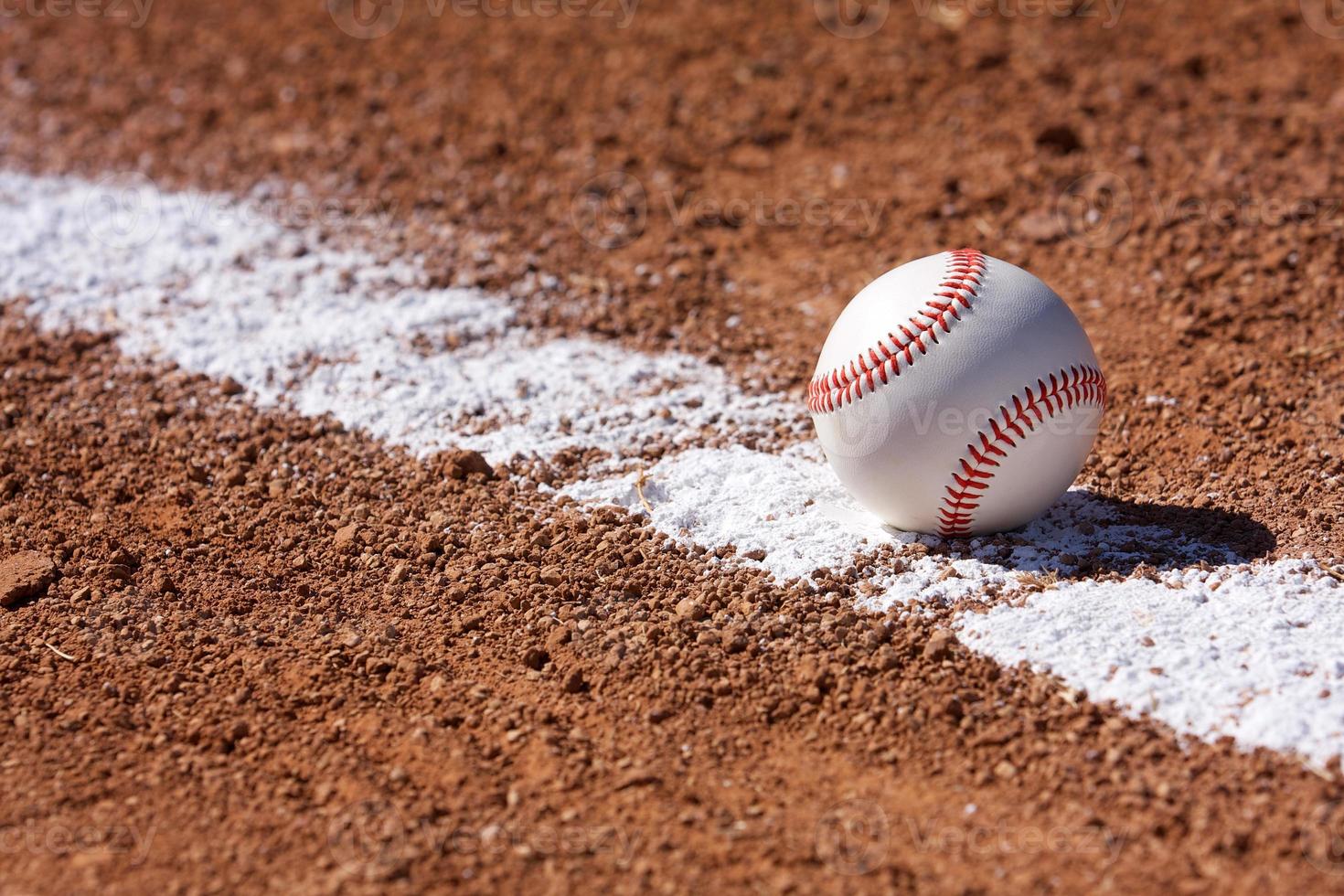 Baseball on the Chalk Line 945864 Stock Photo at Vecteezy