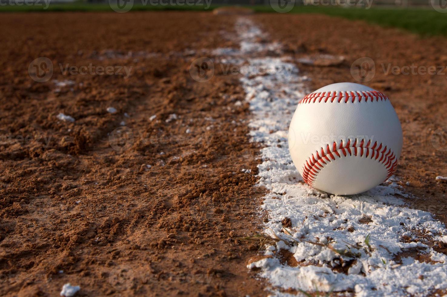 Baseball on the Chalk Line 945872 Stock Photo at Vecteezy