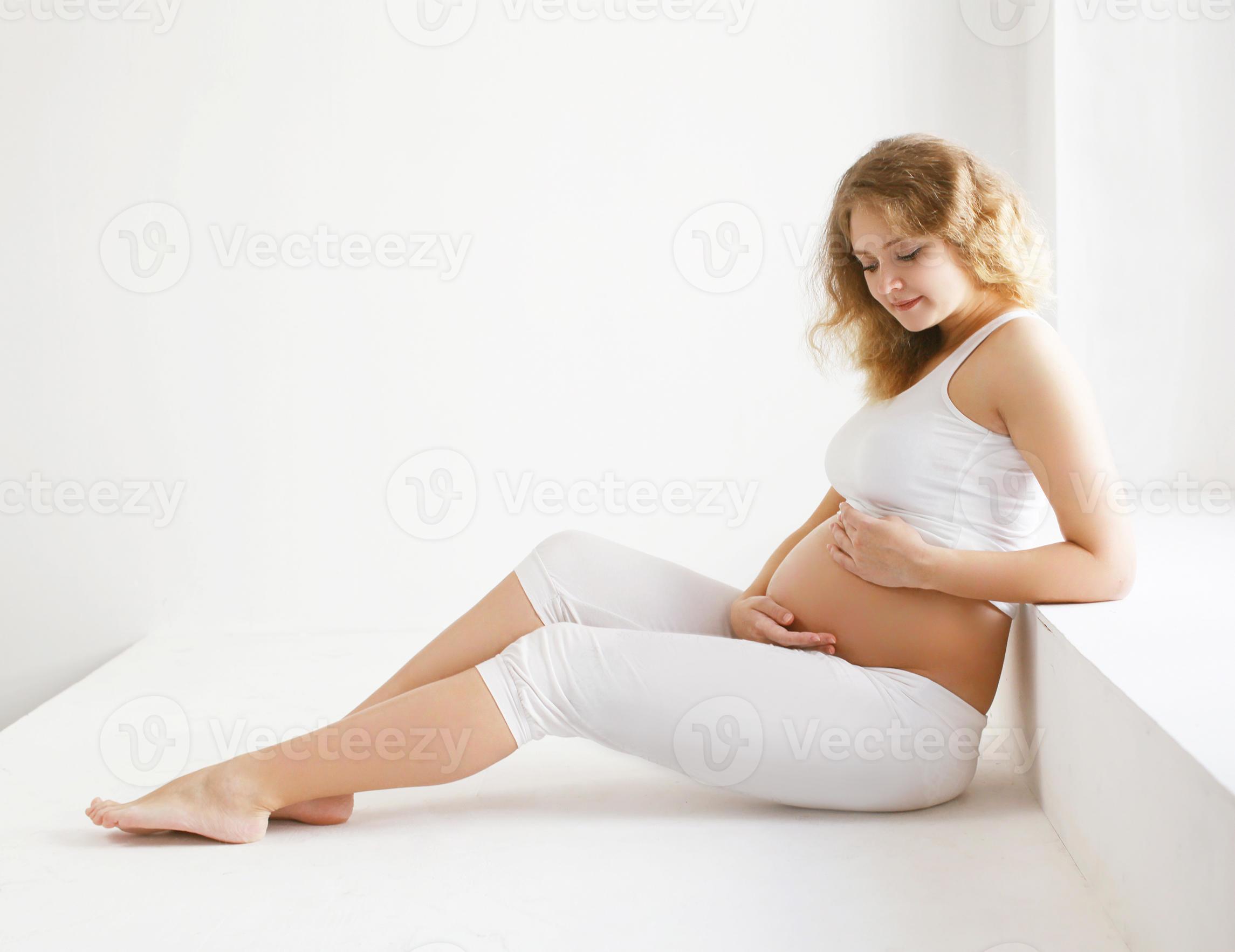 White Pregnant Wife