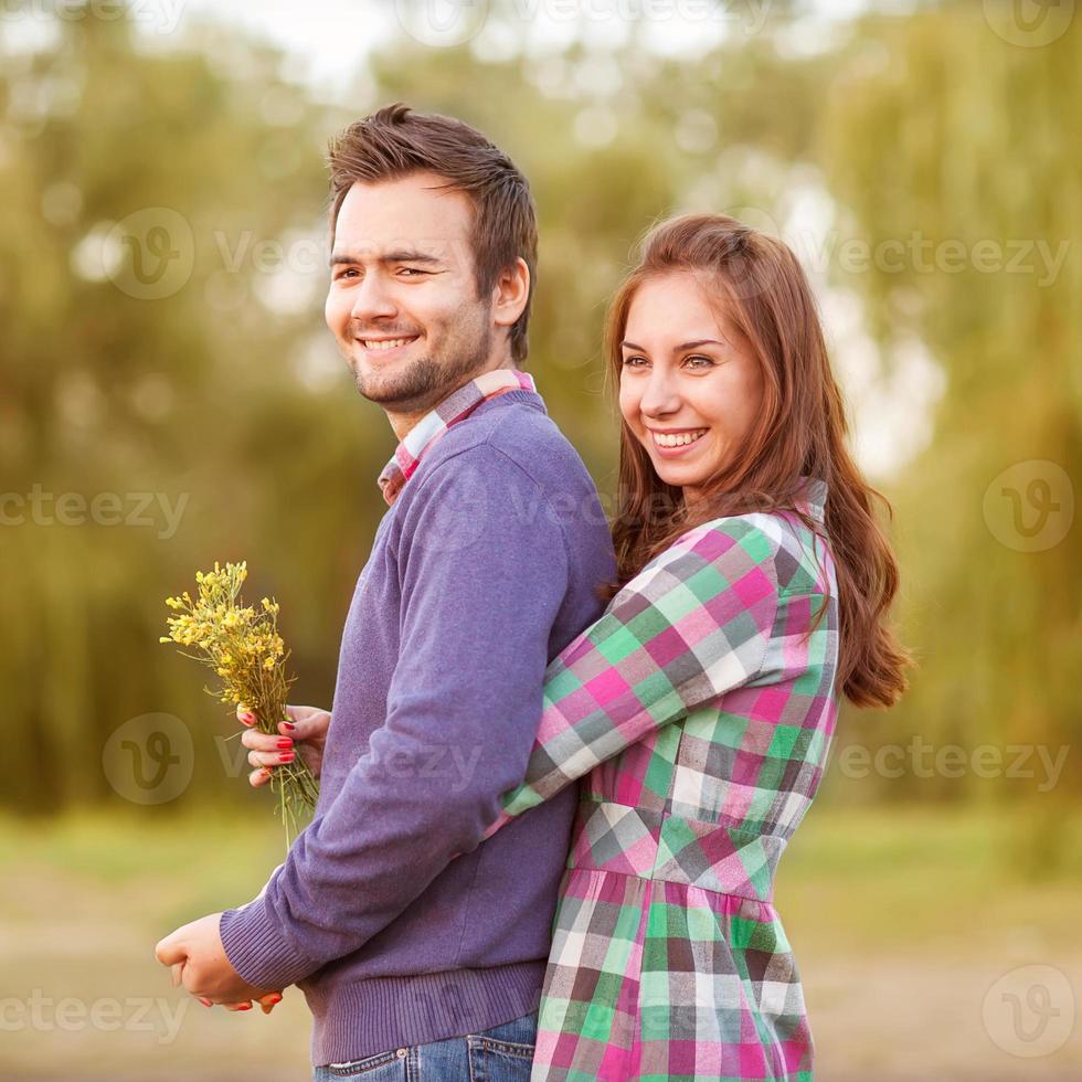 Young couple in love. photo