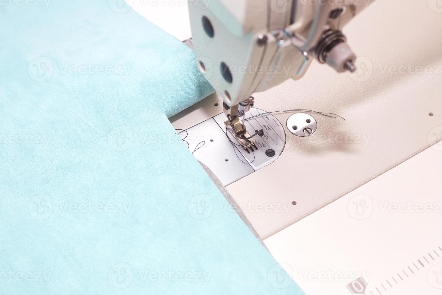 Sewing machine close up. photo