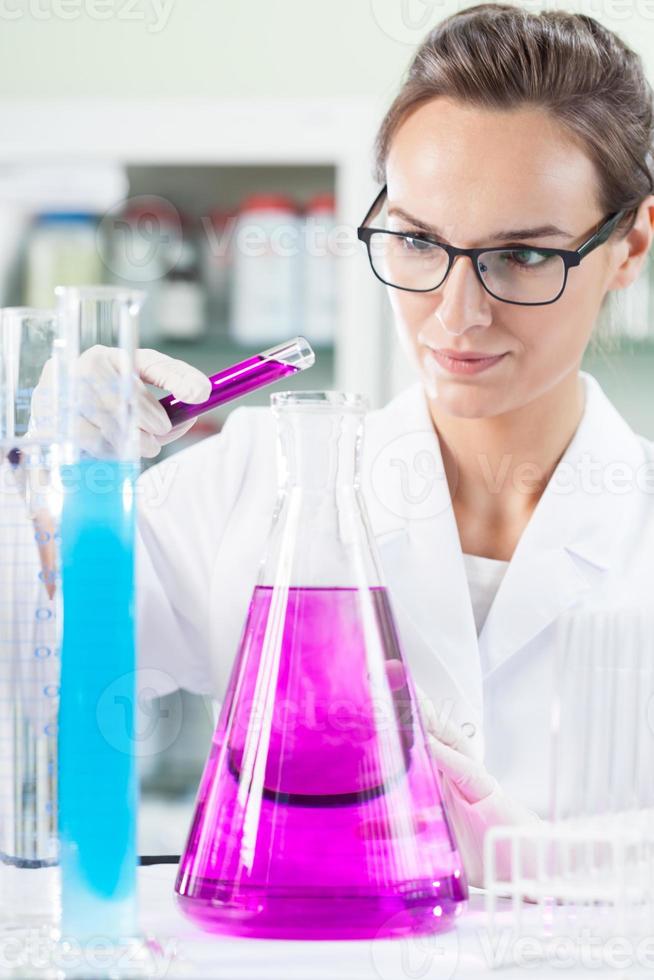Lab technician during work photo