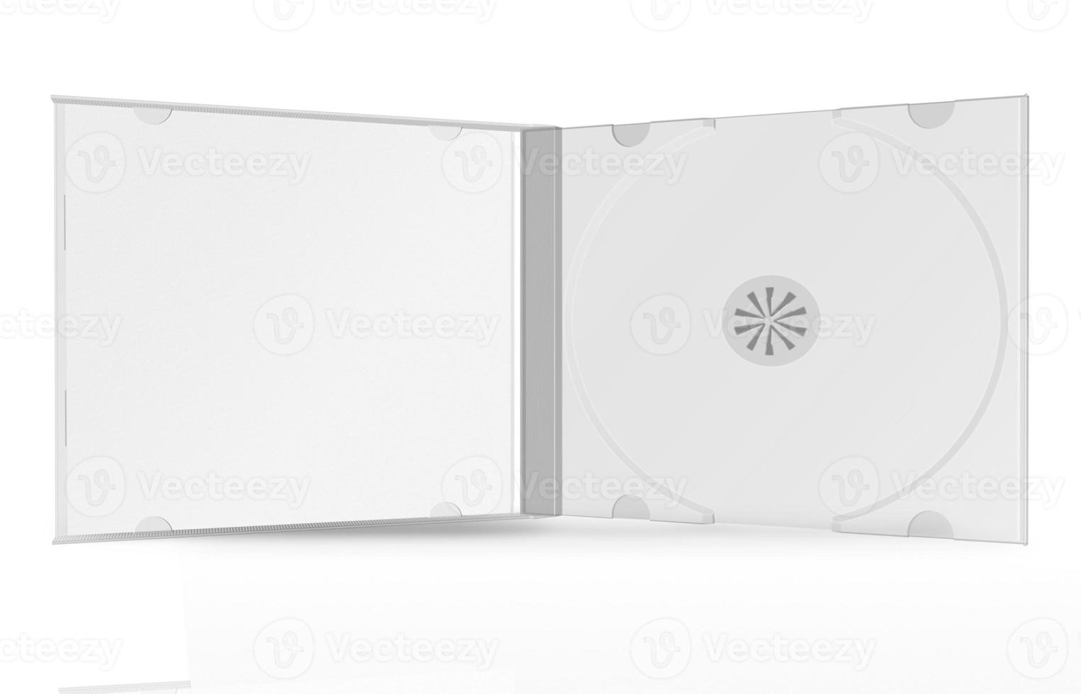 colección de varias cajas de cd de papel blanco en blanco foto