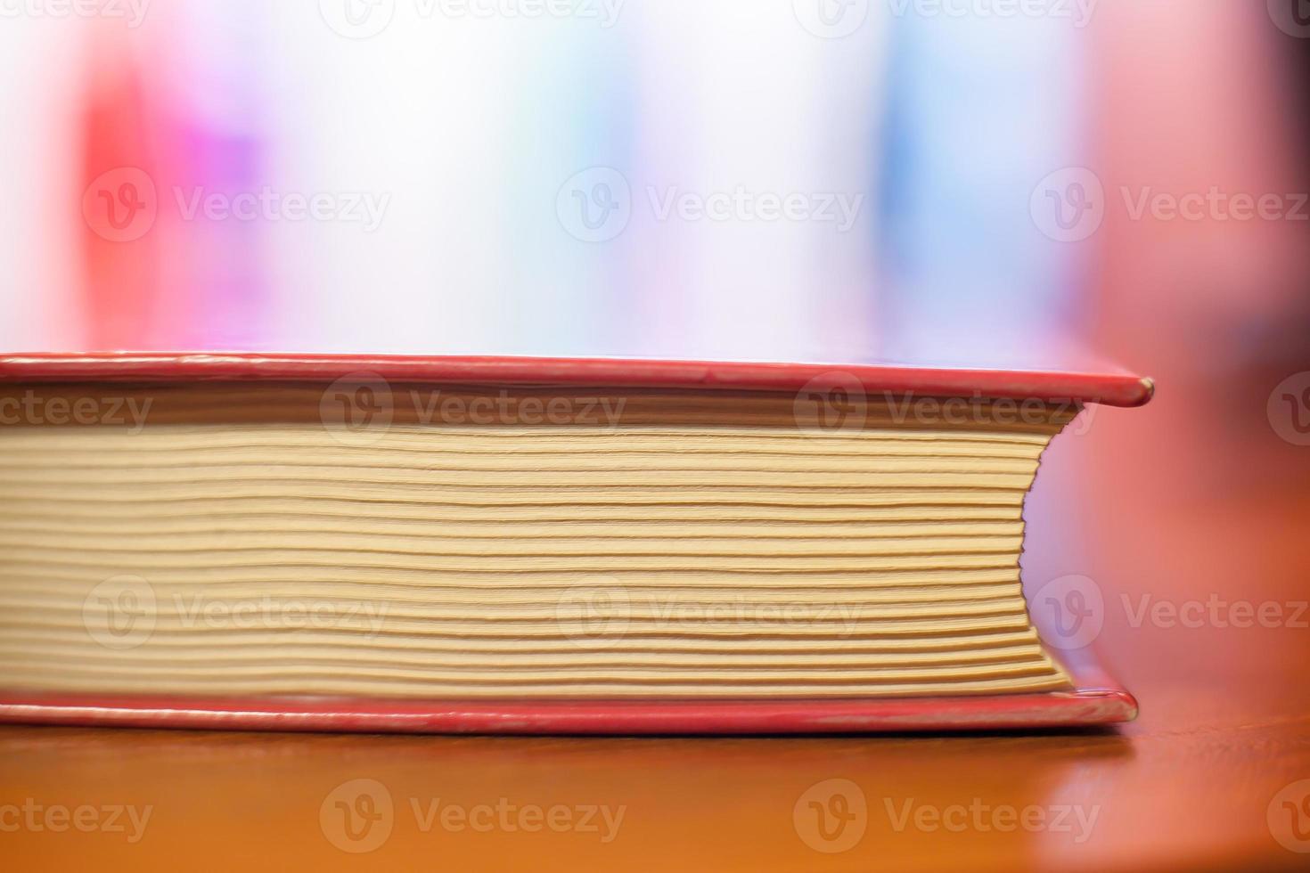 Red book, macro photo