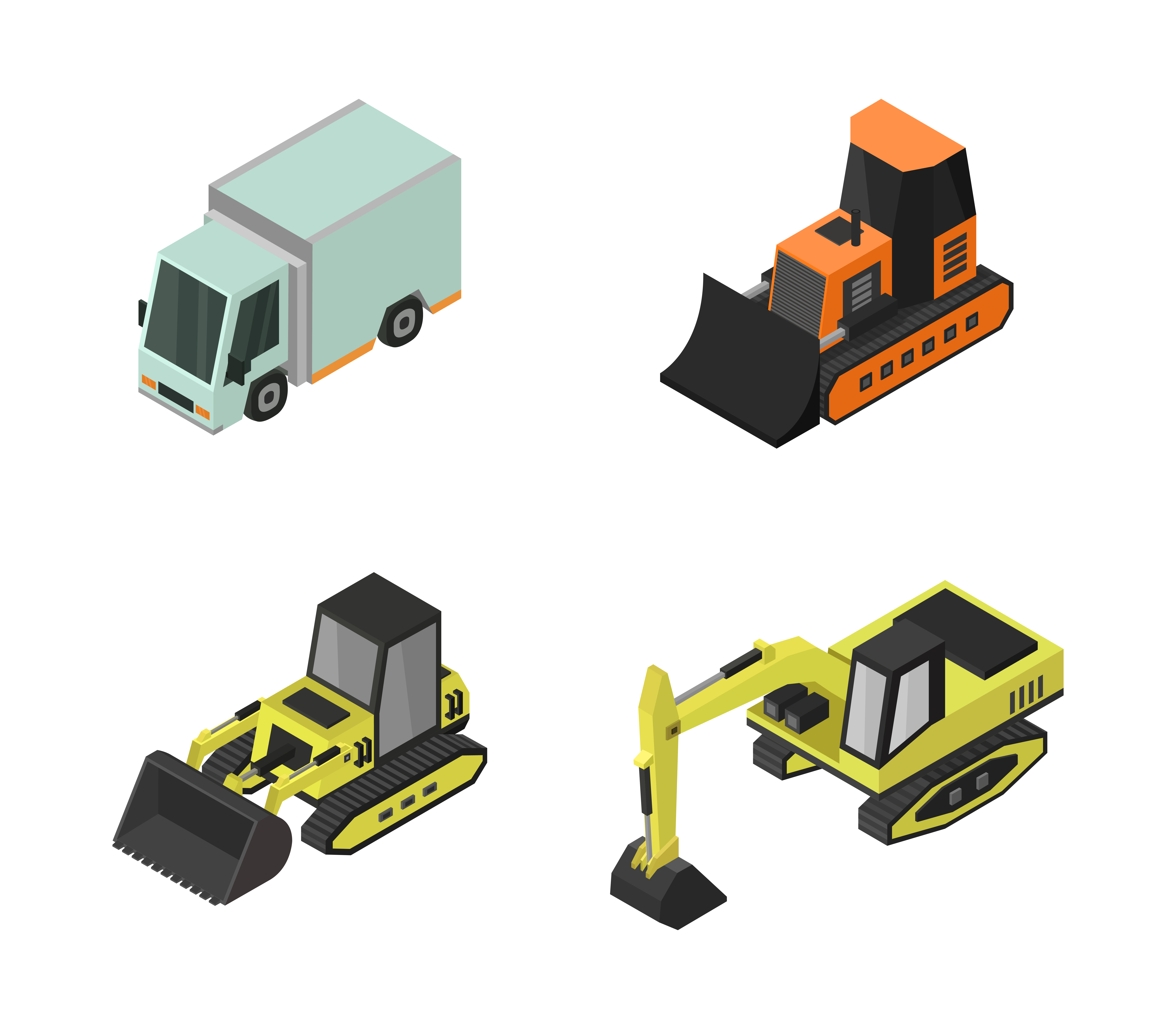 Free Free Truck Isometric Svg 370 SVG PNG EPS DXF File