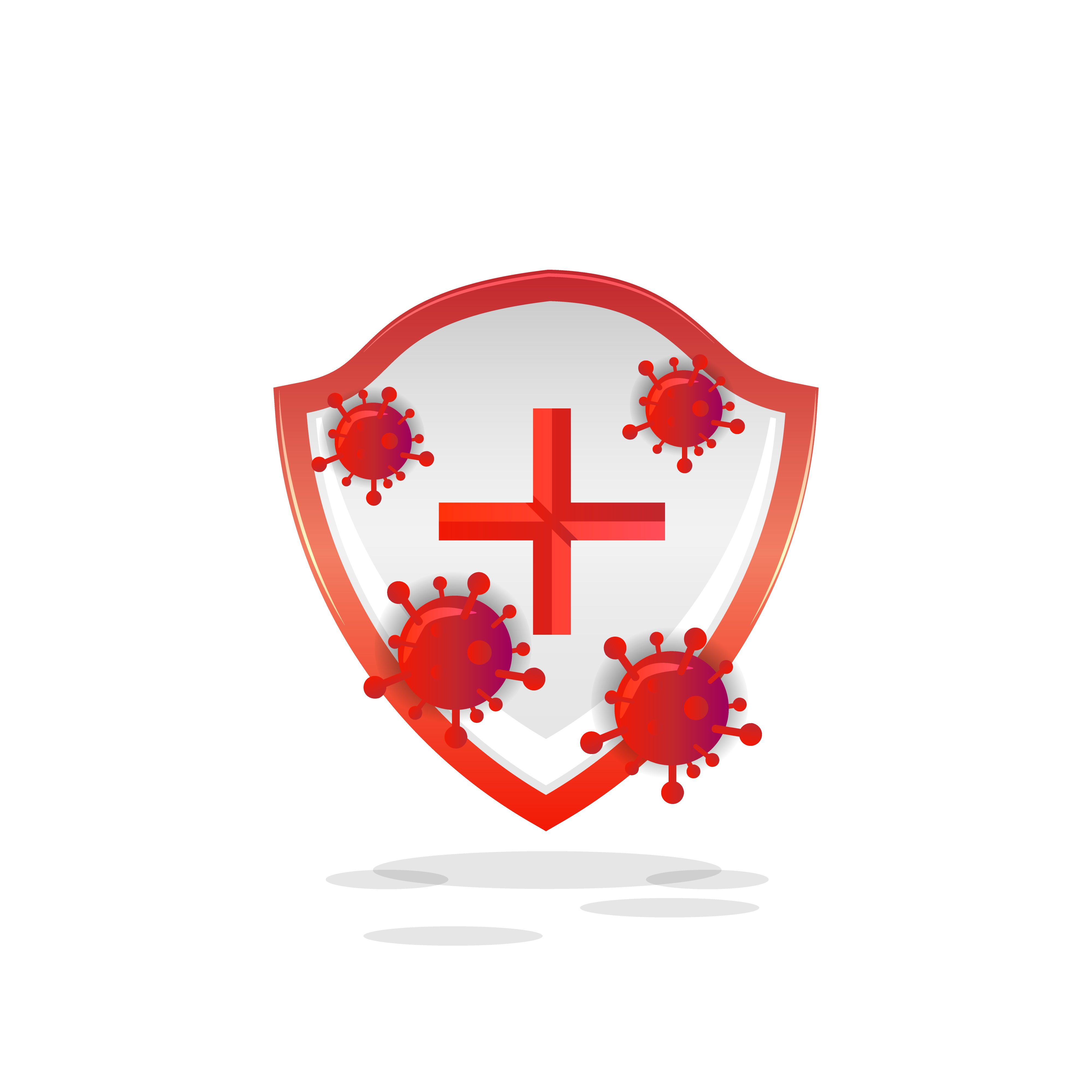 Protection health shield with covid 19 952545 Vector Art at Vecteezy