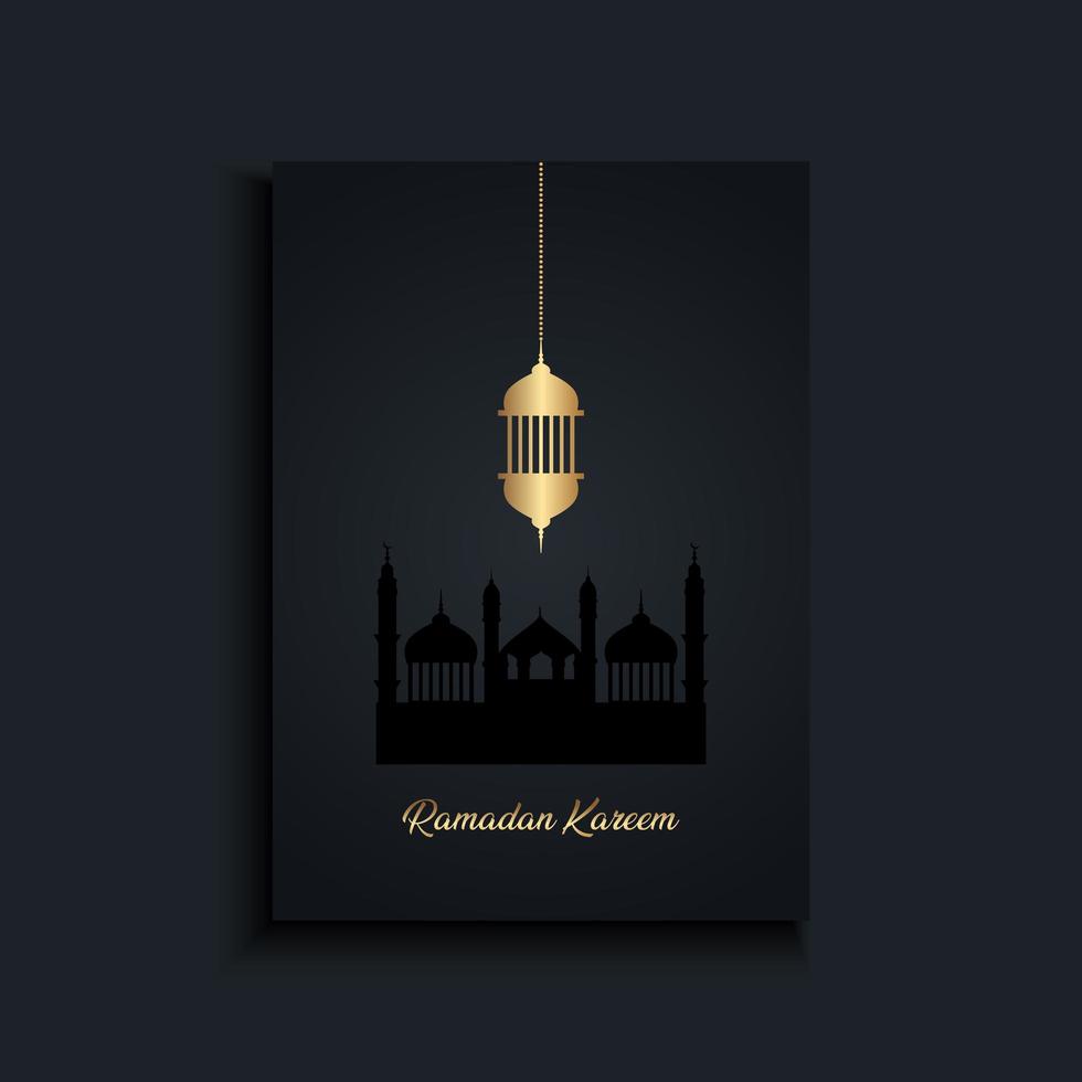 Elegant Ramadan Kareem background. vector