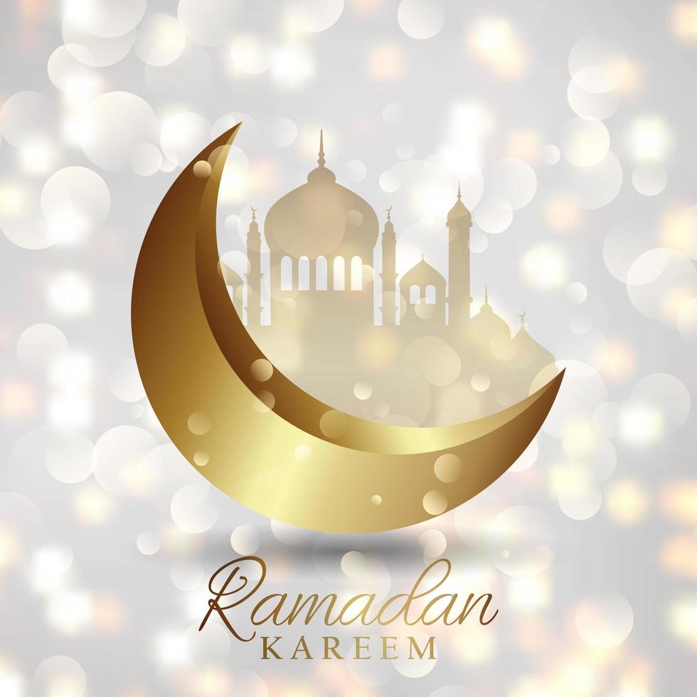 Fondo de Ramadán Kareem vector