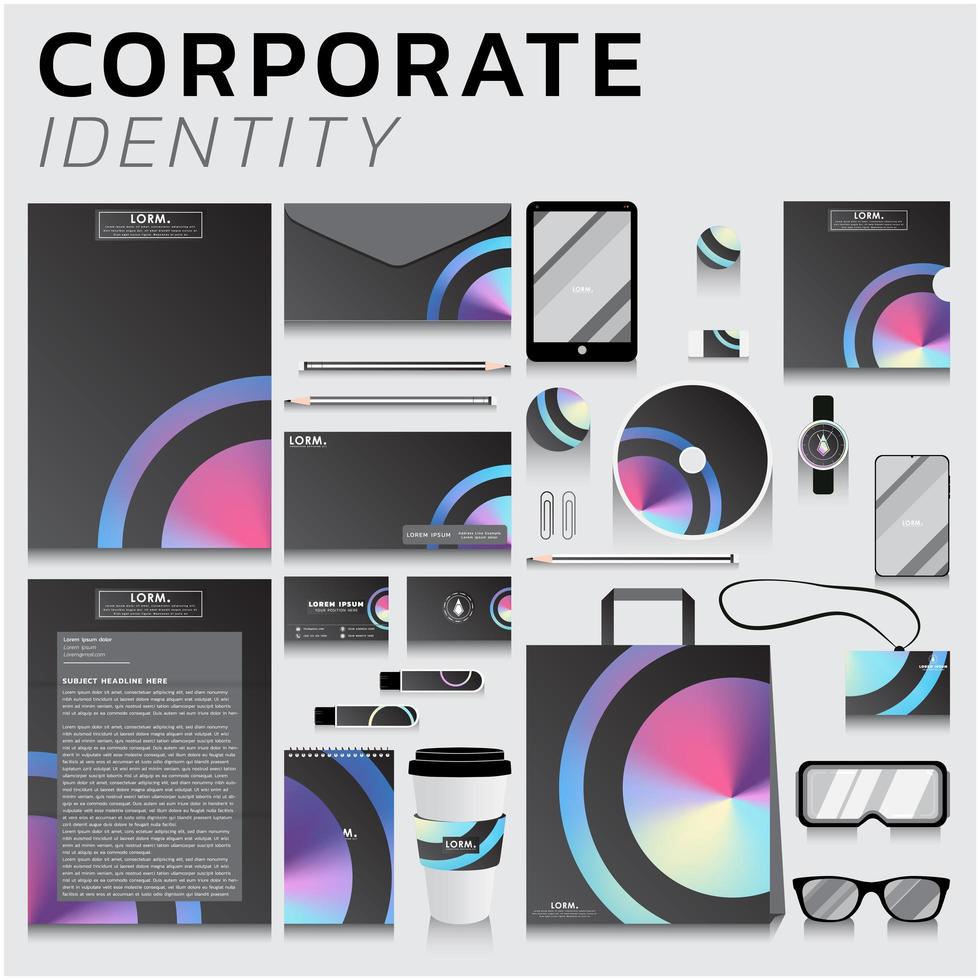 Brand identity for businesses  vector