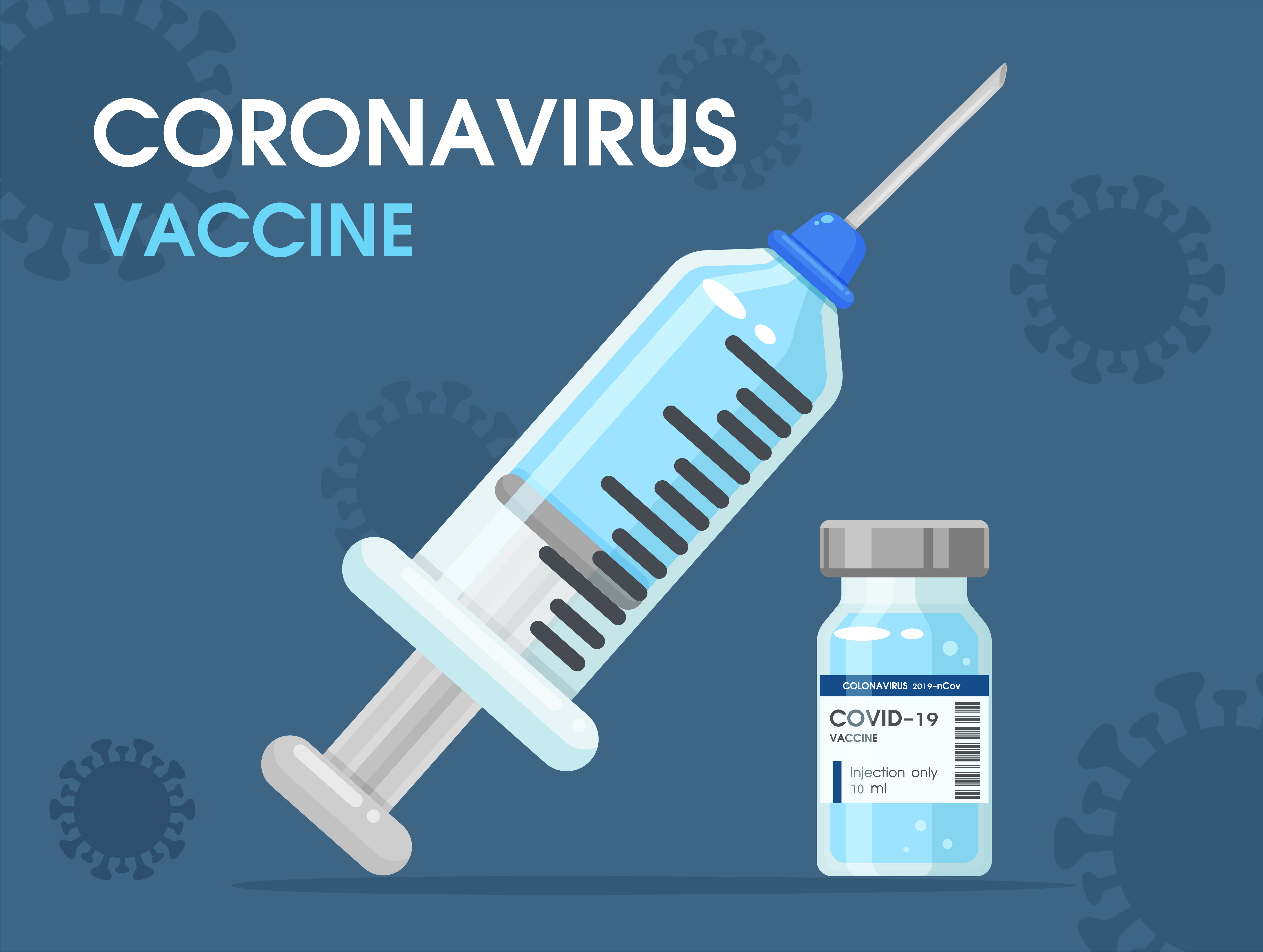 vacuna contra el coronavirus en estilo de dibujos animados 954016 Vector en  Vecteezy