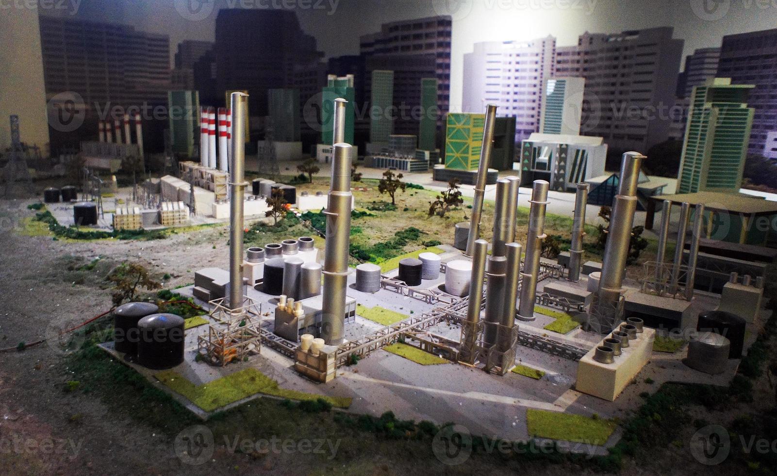 Oil refinery Model for Kids to Study photo