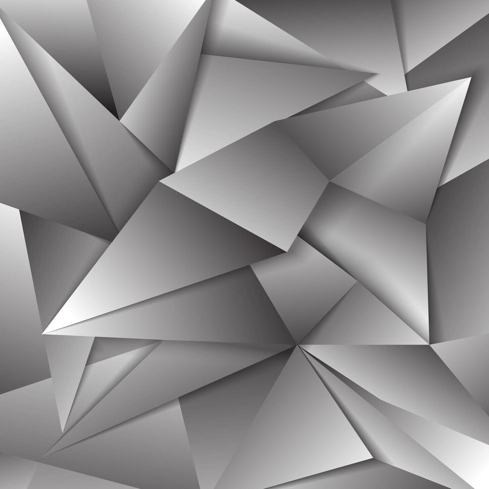 Metallic Polygonal Design vector