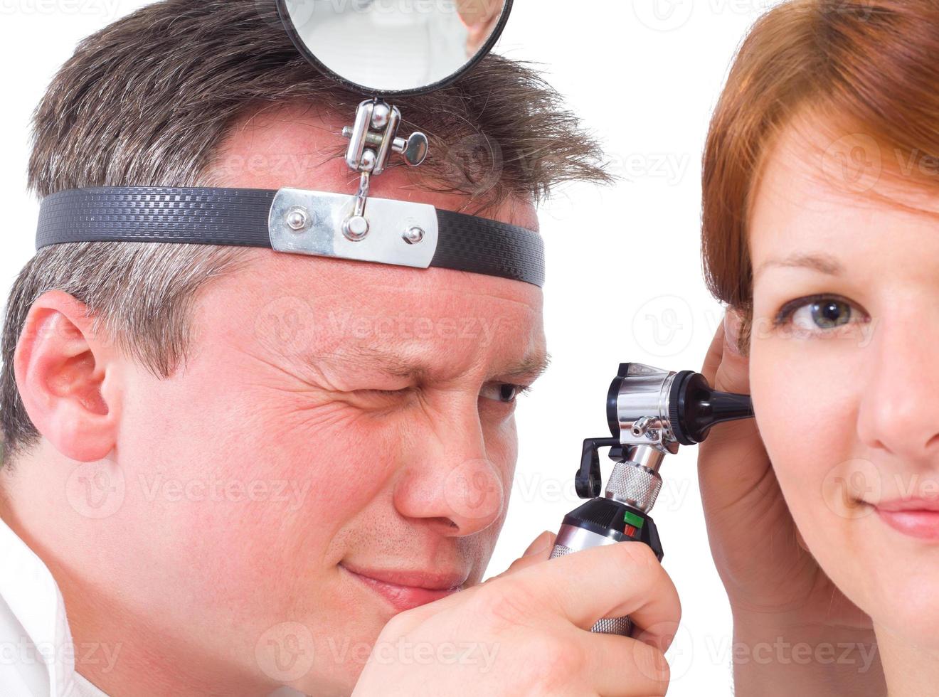 examen otorrinolaringológico foto