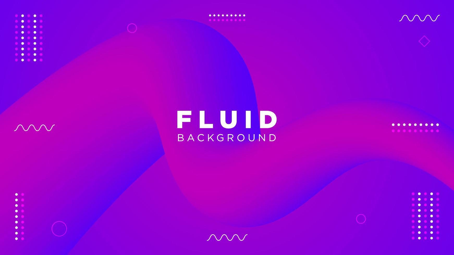 Creative Fluid Purple and Pink Design vector