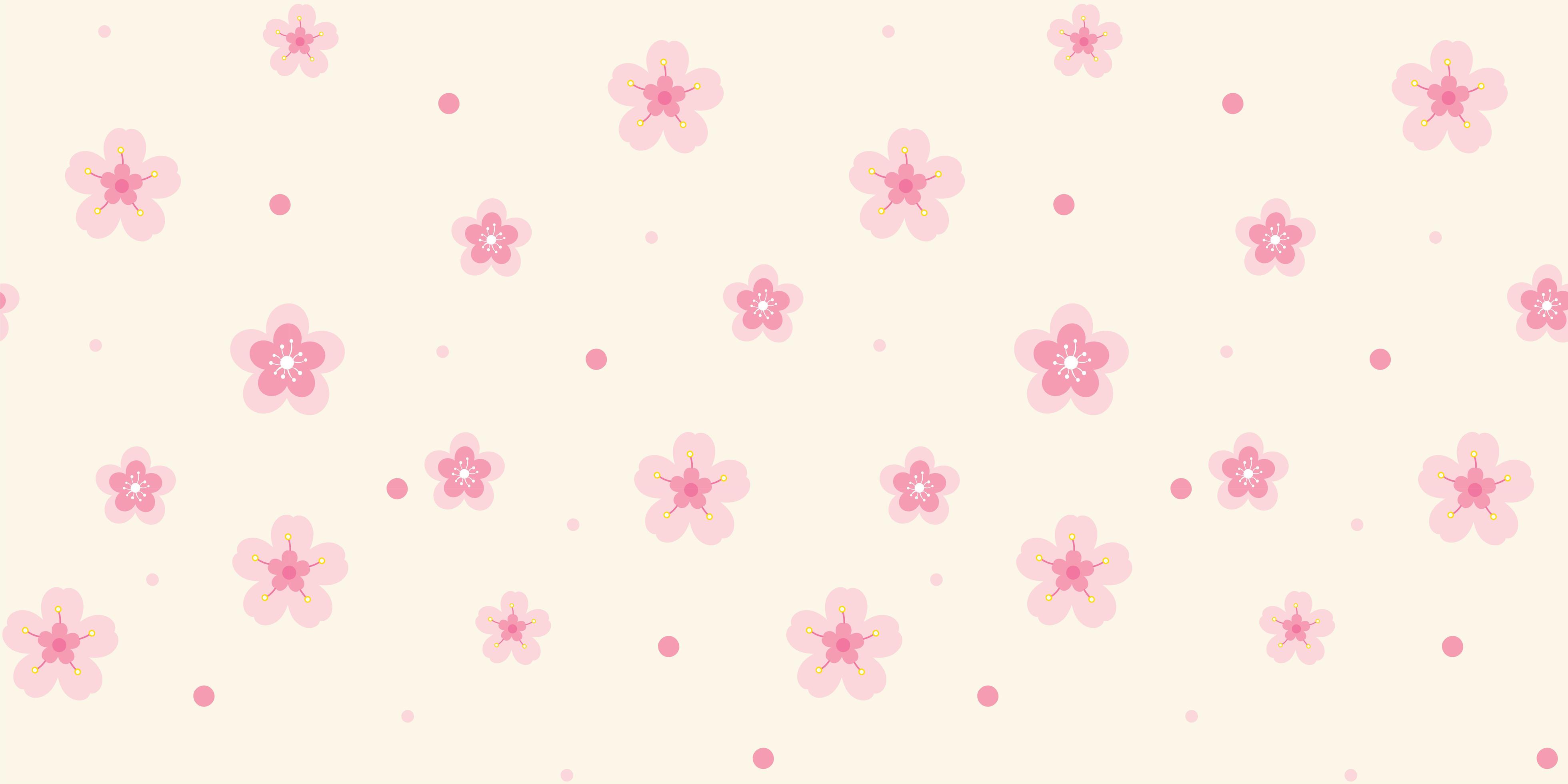 Pattern with Pink Flowers on Light Background 957741 Vector Art at Vecteezy