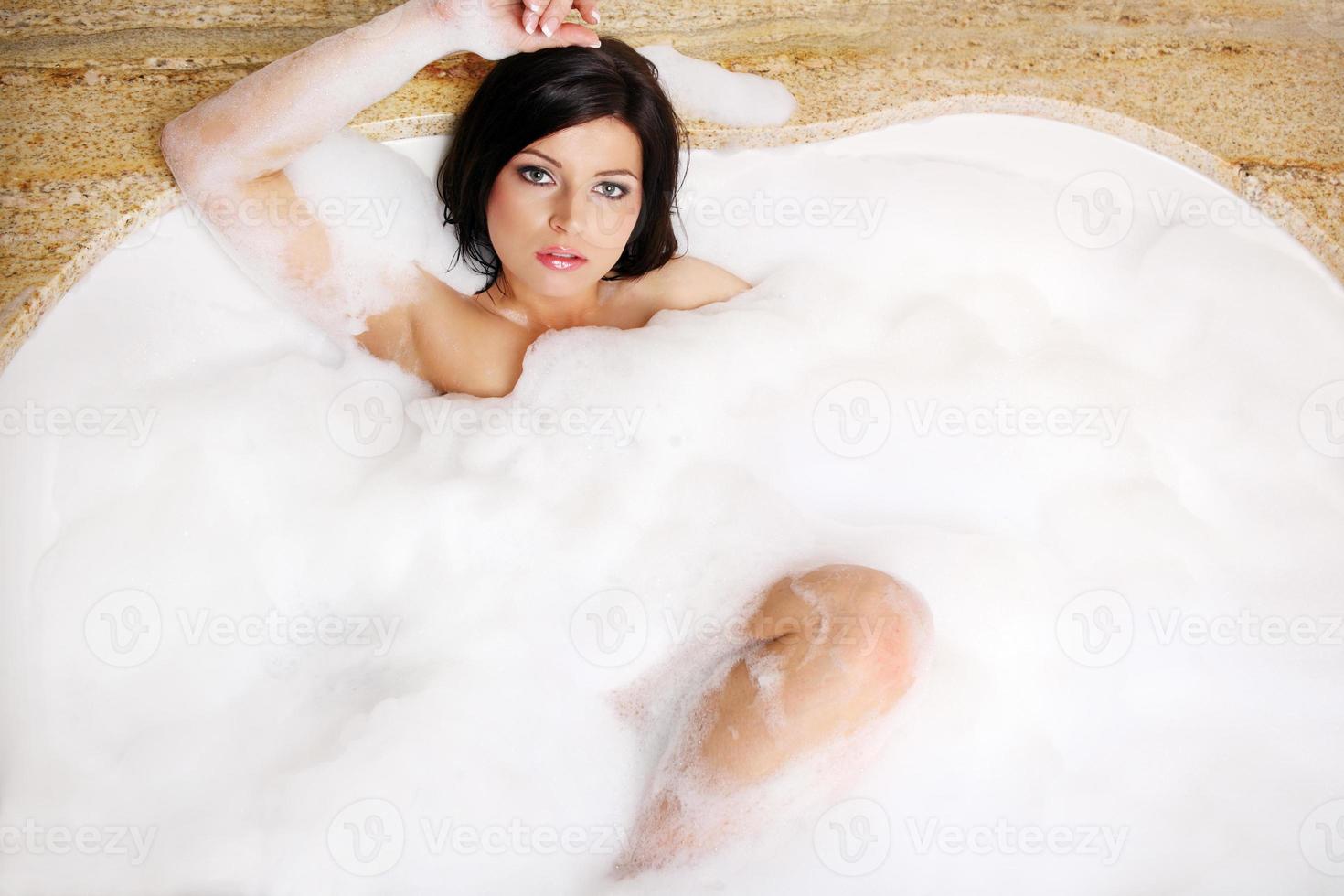 Bubble-bath photo