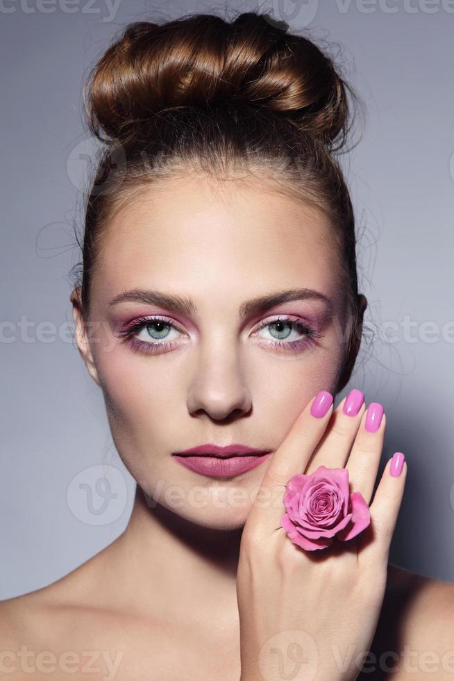 Pink manicure 958798 Stock Photo at Vecteezy