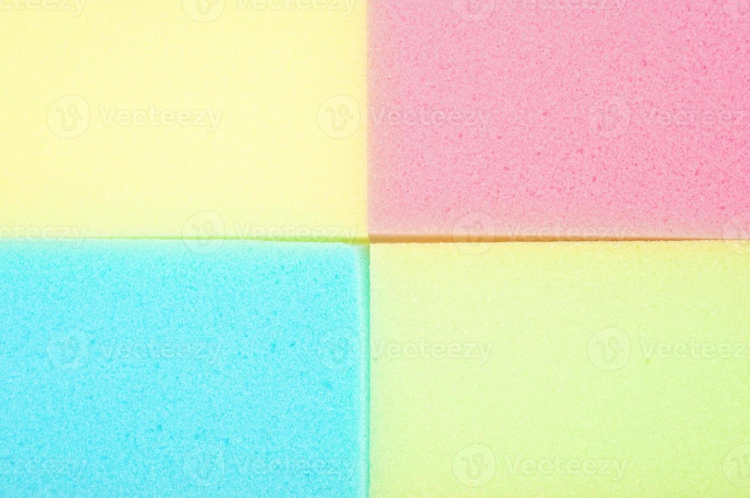 Colorful sponge texture photo