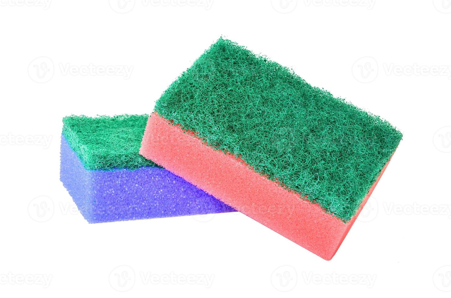 Pair of washing sponge photo