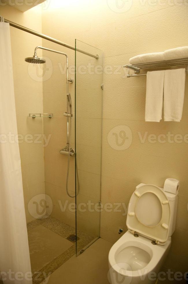 Toilet in the modern bathroom photo