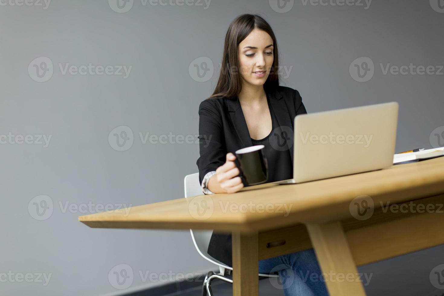 Young woman in the office photo