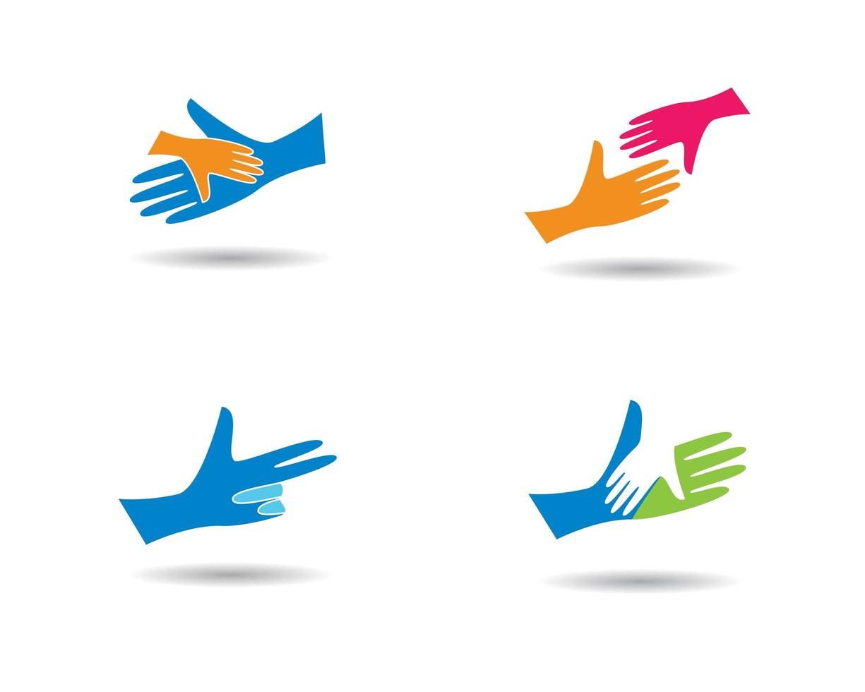 Hand Care Logo Set  vector