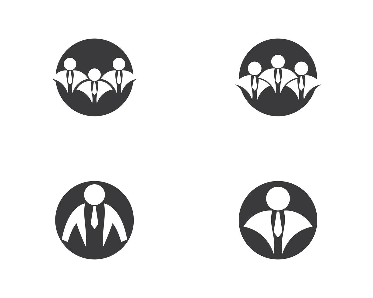 Businessman Icon Set  vector