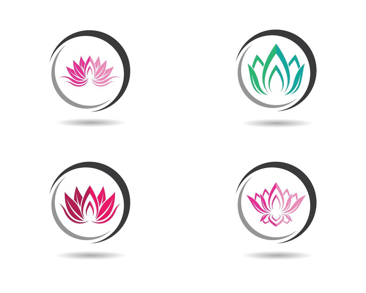 conjunto de iconos de logotipo colorido redondo 962724 - Descargar