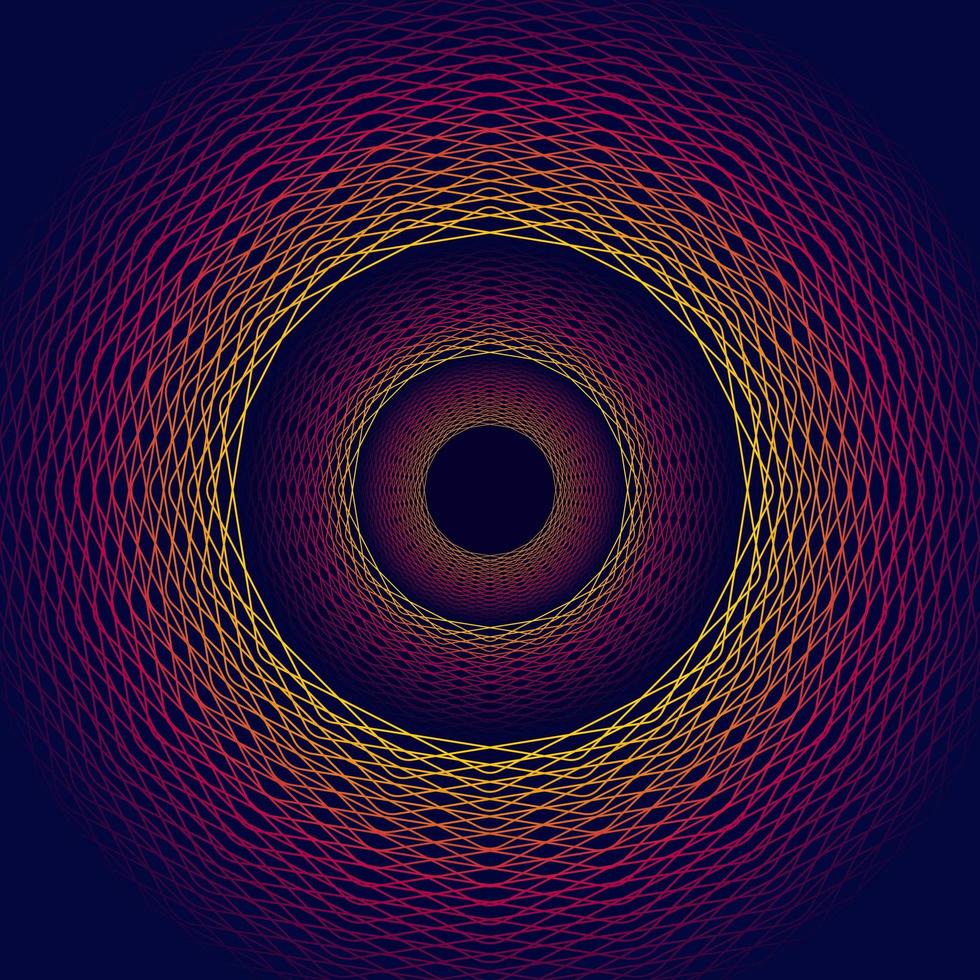 fondo abstracto circular vector