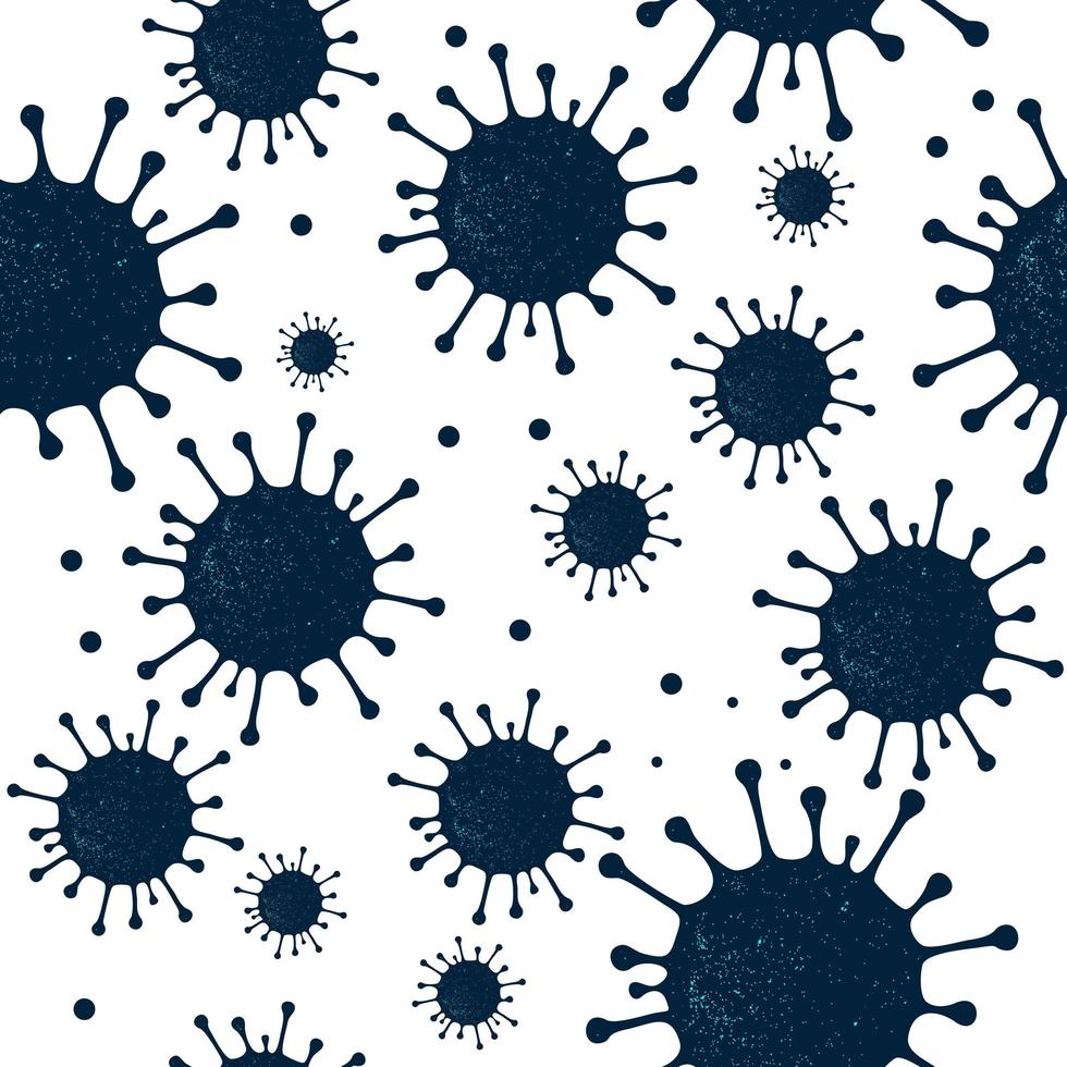 Coronavirus Pattern Background vector