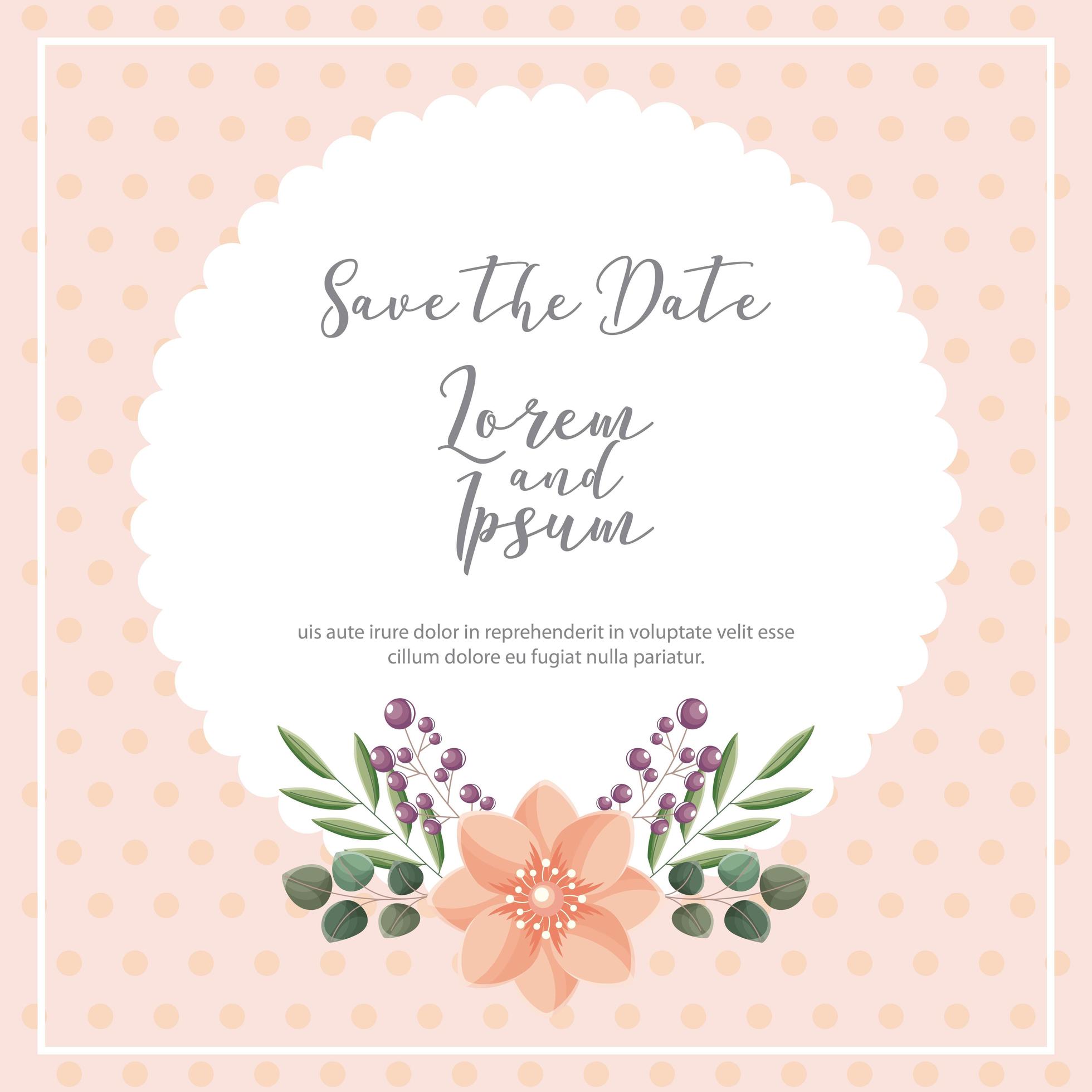 Dotted background save the date card 963978 Vector Art at Vecteezy