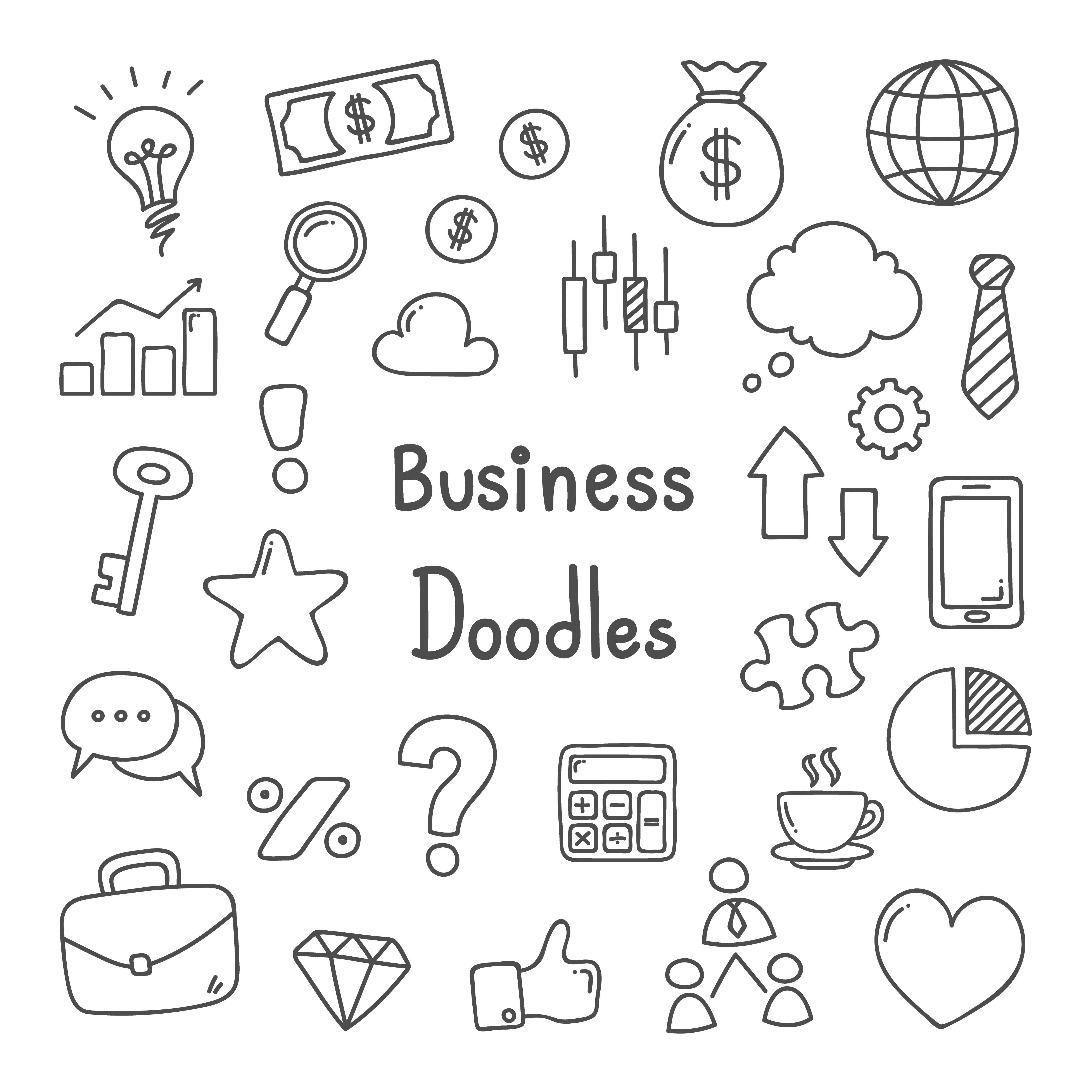 Hand Drawn Icons Vector Art, Icons, and Graphics for Free Download