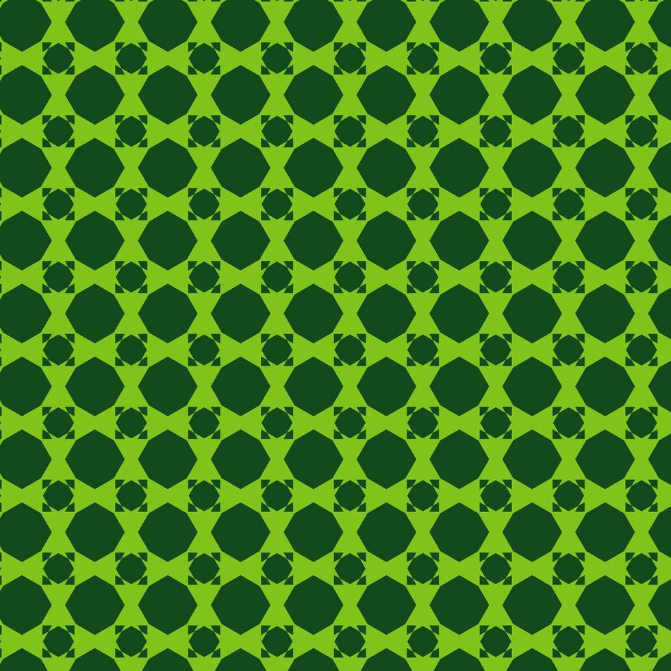 Green Geometric Shape Pattern vector