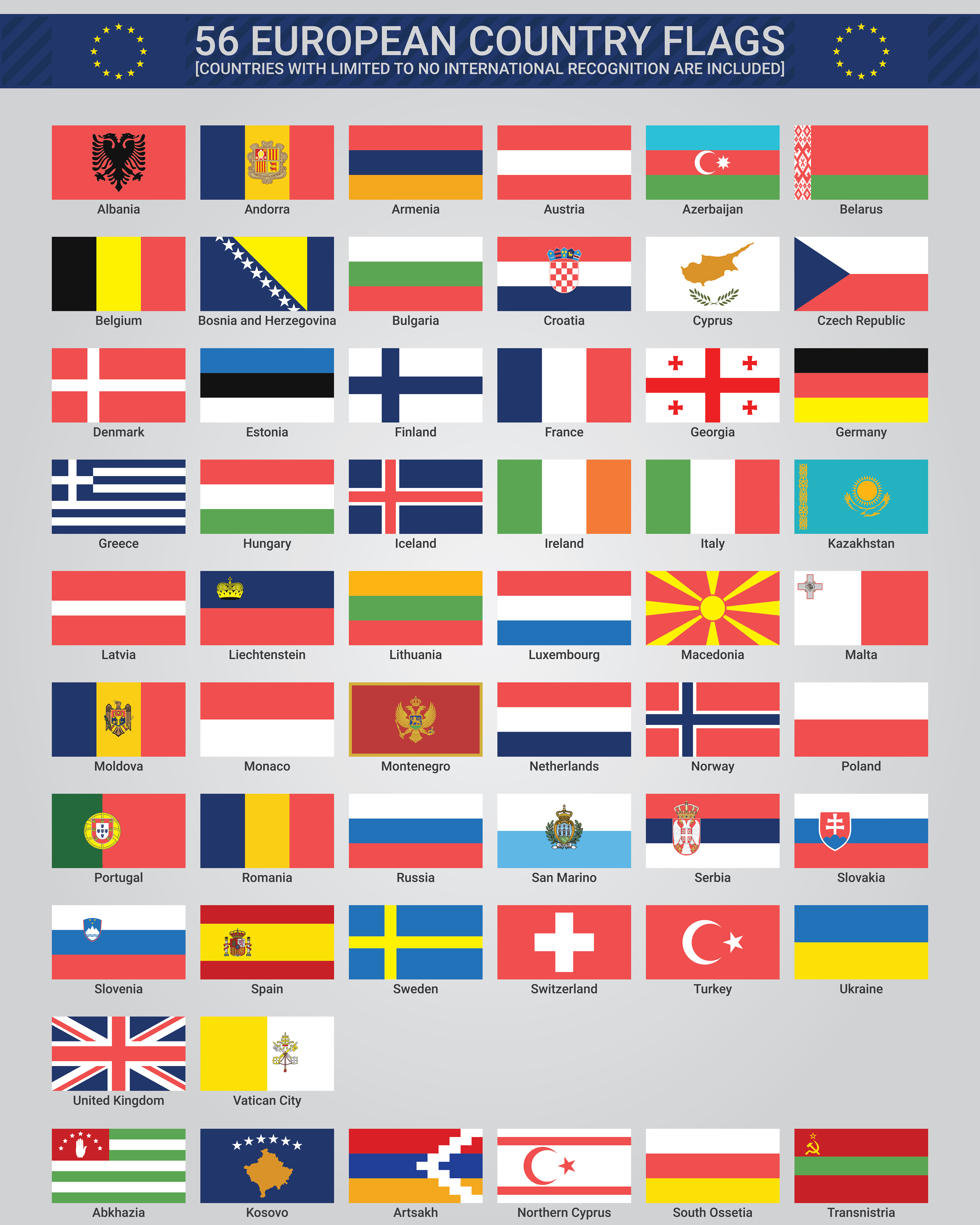 European Country Flags