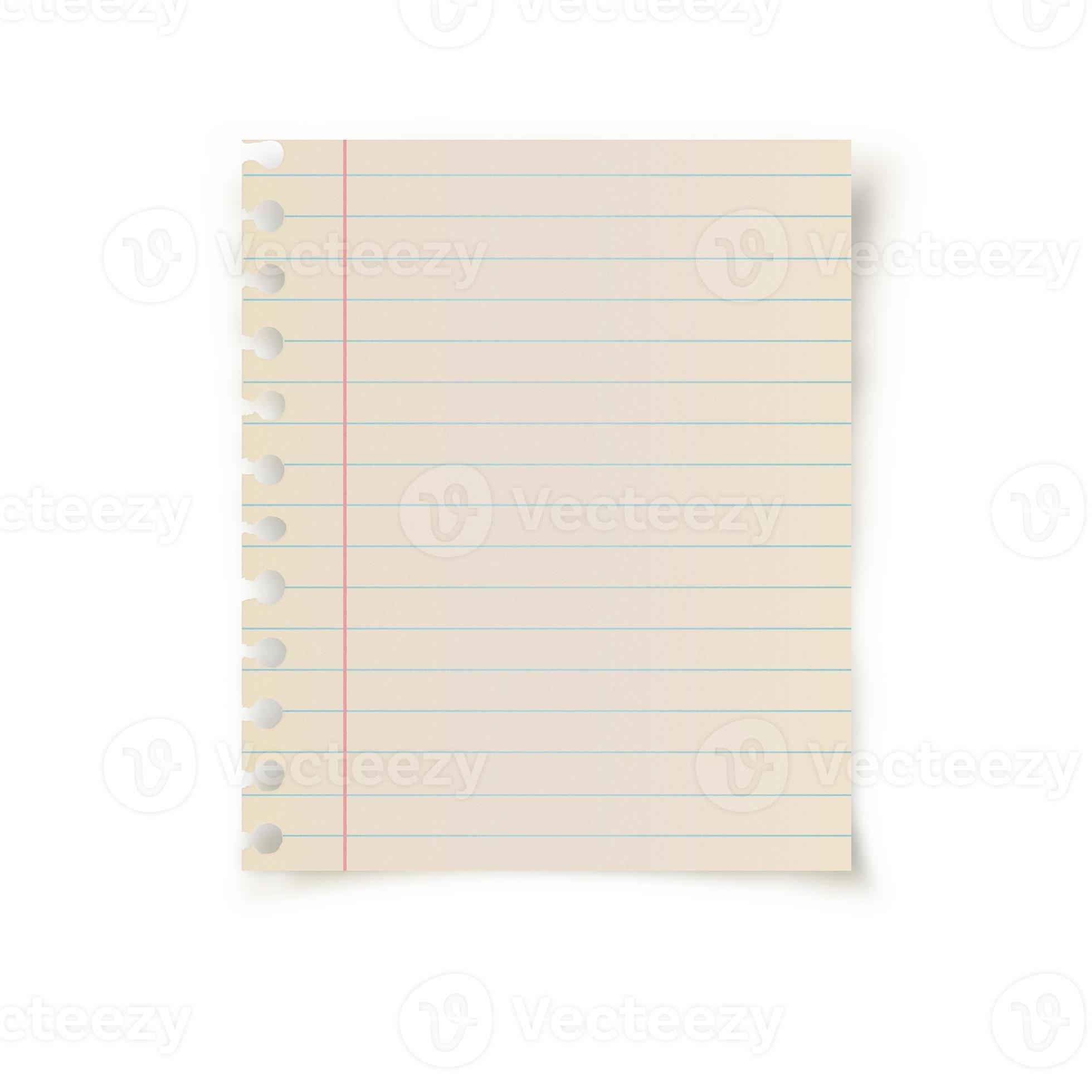Small striped notebook leaf in blank 964445 Stock Photo at Vecteezy