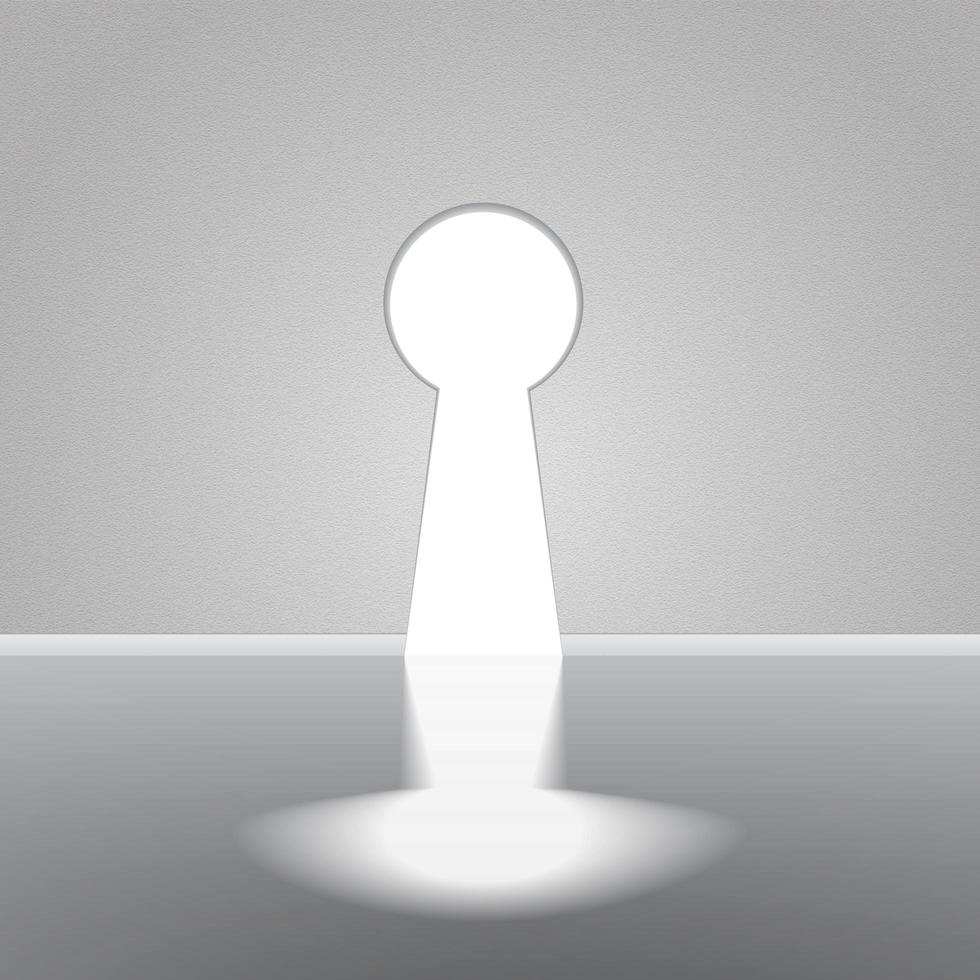 Wall with Keyhole vector