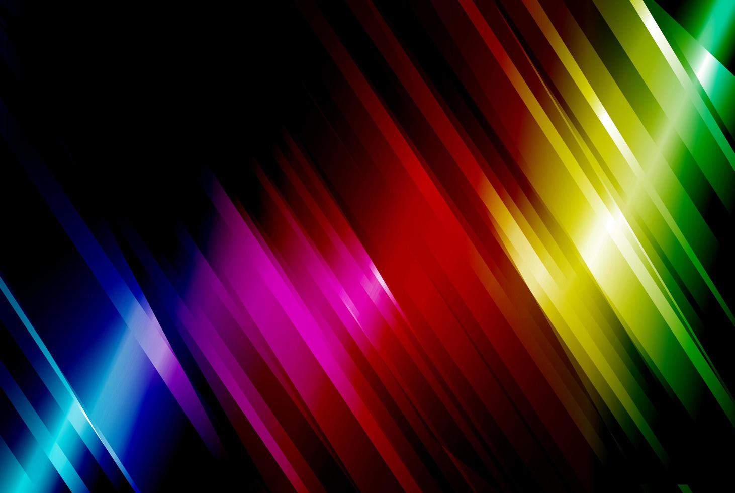 Rainbow angled line background vector